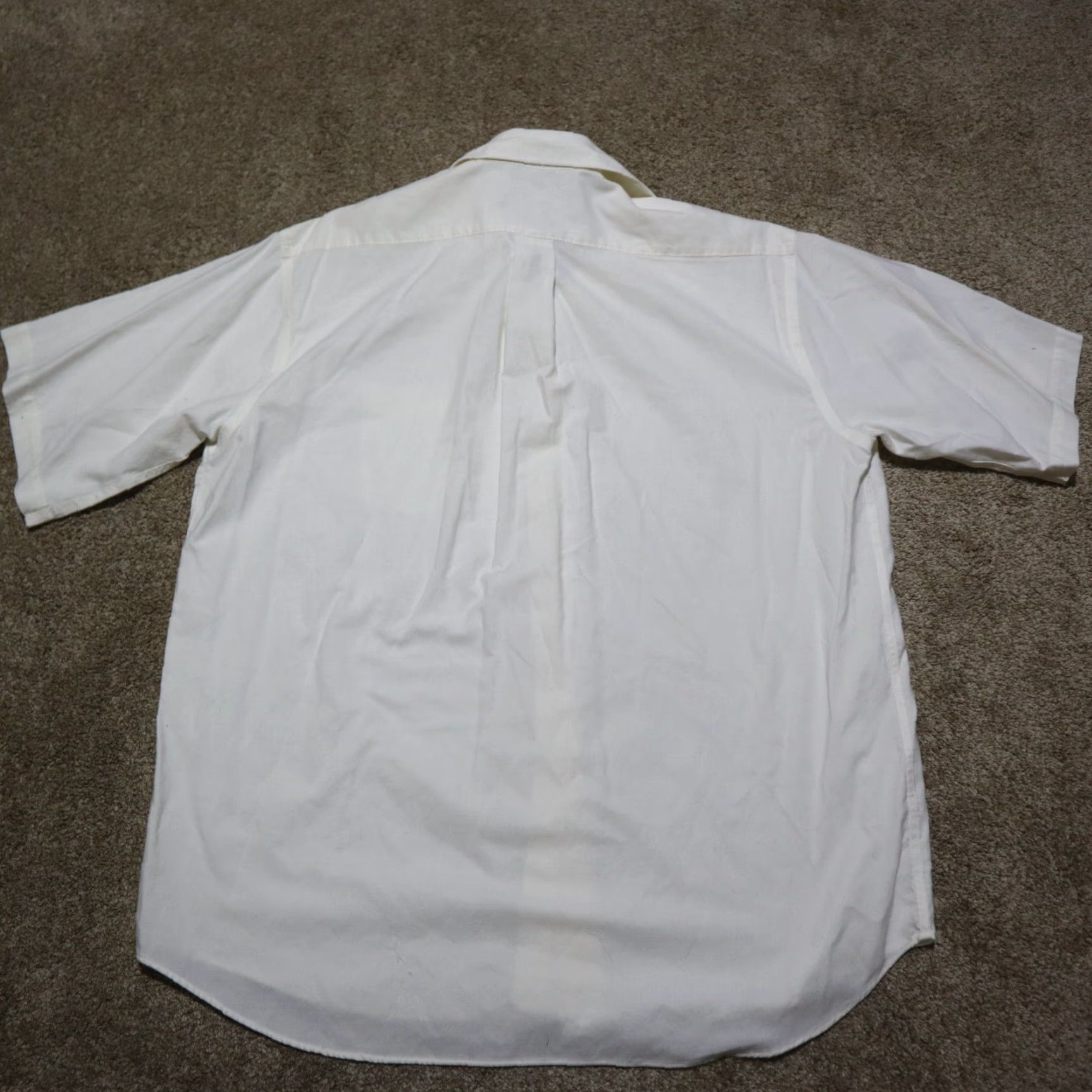Vintage Duck Head Solid White Button Up Shirt Short Sleeve Adult Men's XL Size US XL / EU 56 / 4 - 7 Thumbnail