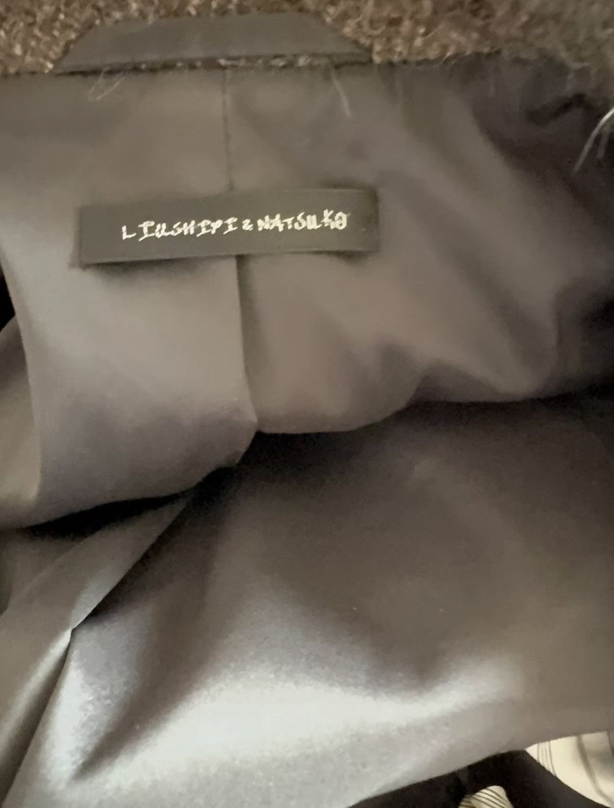 Japanese Brand NATSILKO Designer Brand Men's Brown Wool Avant-Garde Coat Size US S / EU 44-46 / 1 - 5 Thumbnail