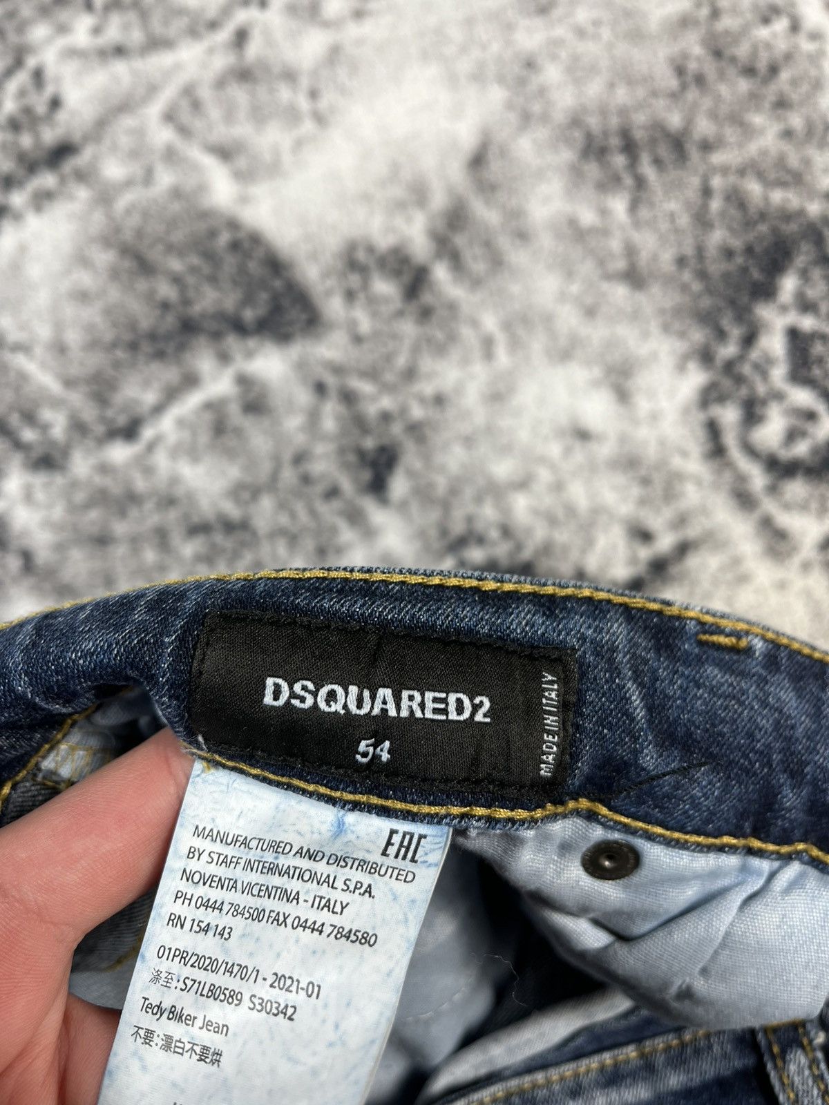 Dsquared2 Dsquared2 Tidy Biker Jeans Size 54 Fit 36 Size US 36 / EU 52 - 13 Thumbnail