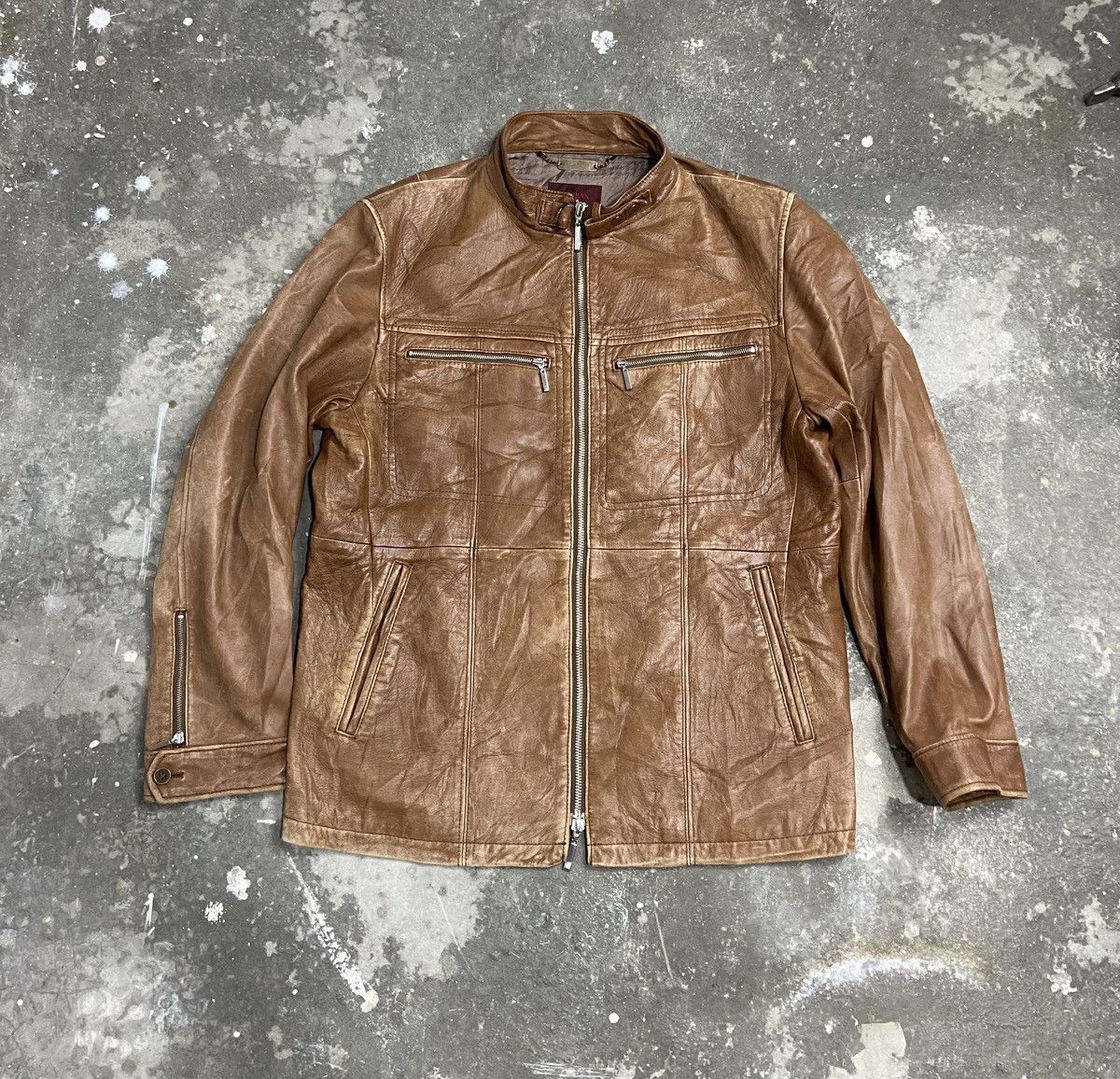 Genuine Leather VINTAGE D URBAN SHEEP GENUINE LEATHER JACKET Size US M / EU 48-50 / 2 - 1 Thumbnail