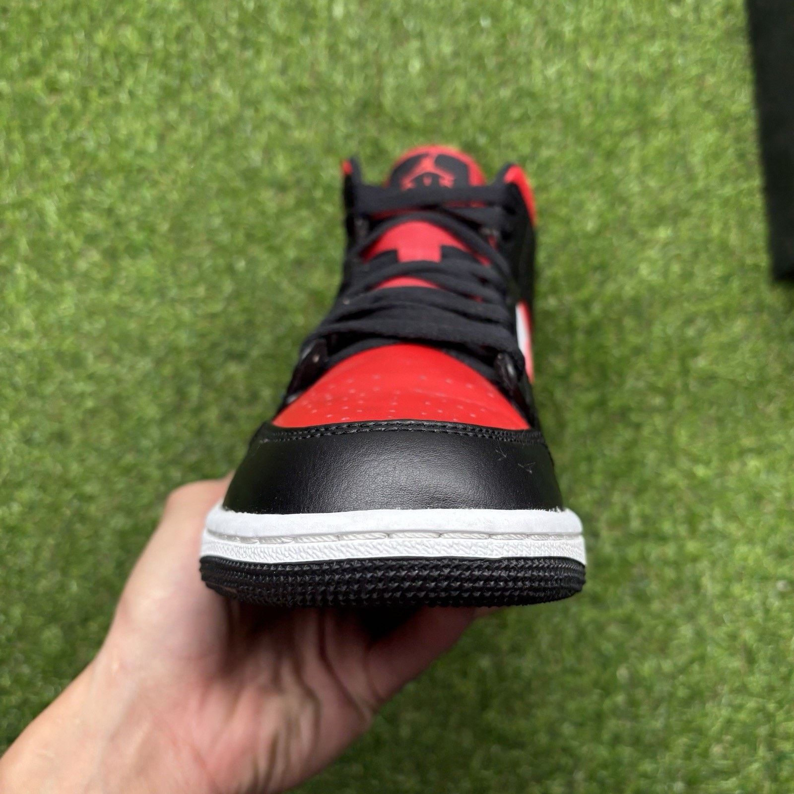 Jordan Brand Size 8 - Jordan 1 Mid Bred Toe | EXCELLENT CONDITION! Size US 8 / EU 41 - 6 Thumbnail