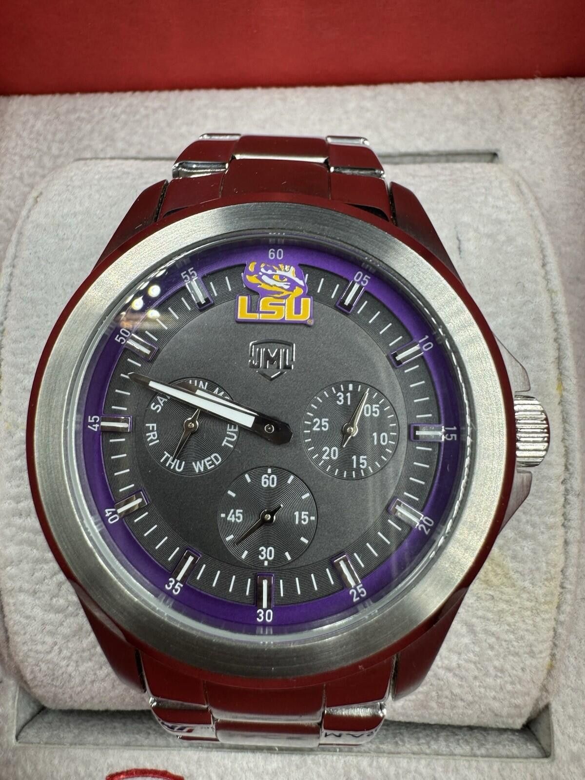 Other Jack Mason LSU Tigers Chronograph Watch Purple Dial Stainles Size ONE SIZE - 2 Thumbnail