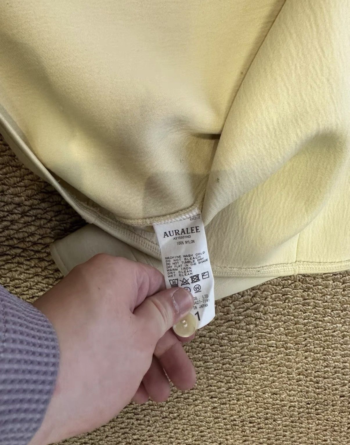 Auralee Auralee Smooth Sweat Shirt Jacket K23 Size US S / EU 44-46 / 1 - 5 Thumbnail