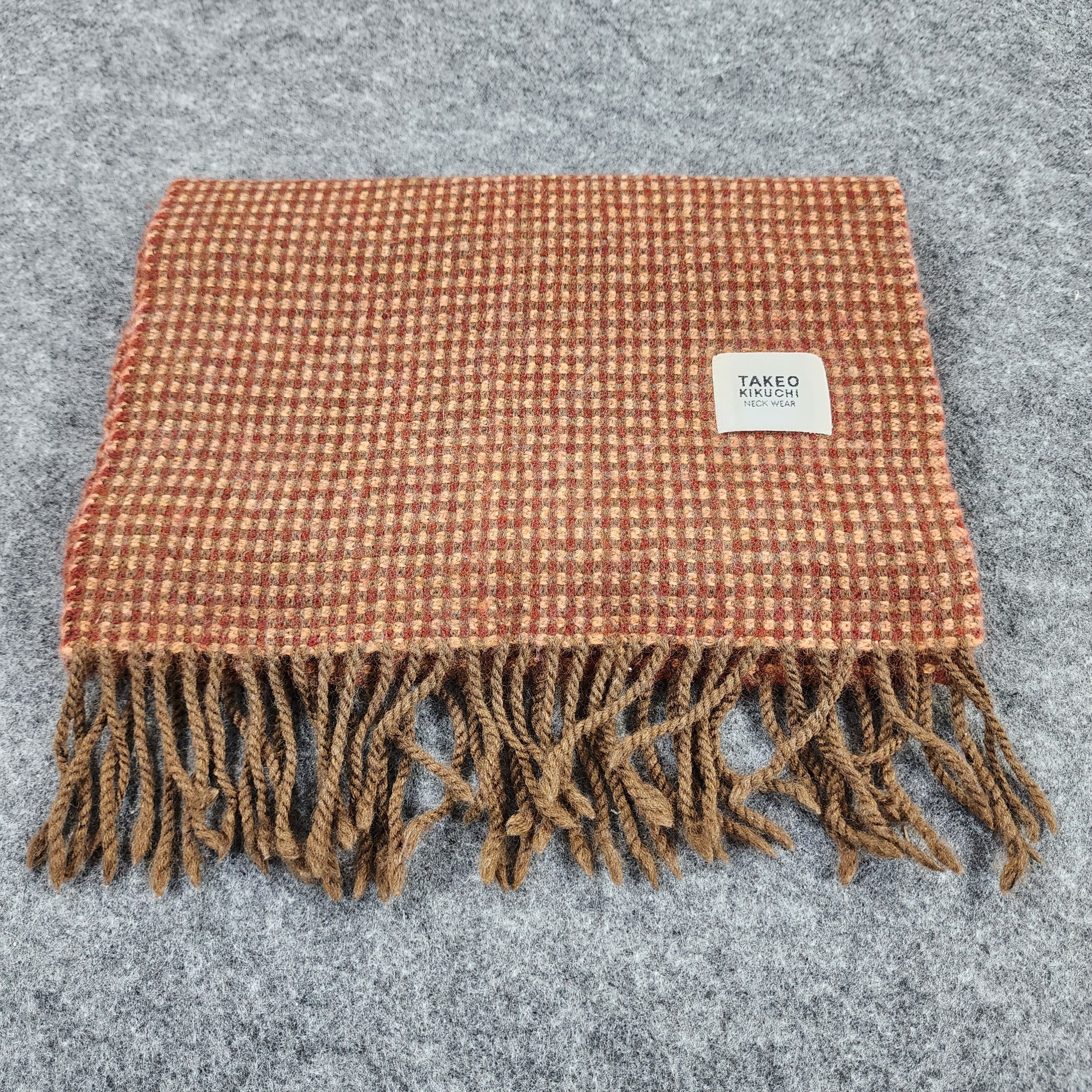 Takeo Kikuchi × Vintage Takeo Kikuchi Scarf / Muffler / Neckwear D020 Size ONE SIZE - 5 Thumbnail