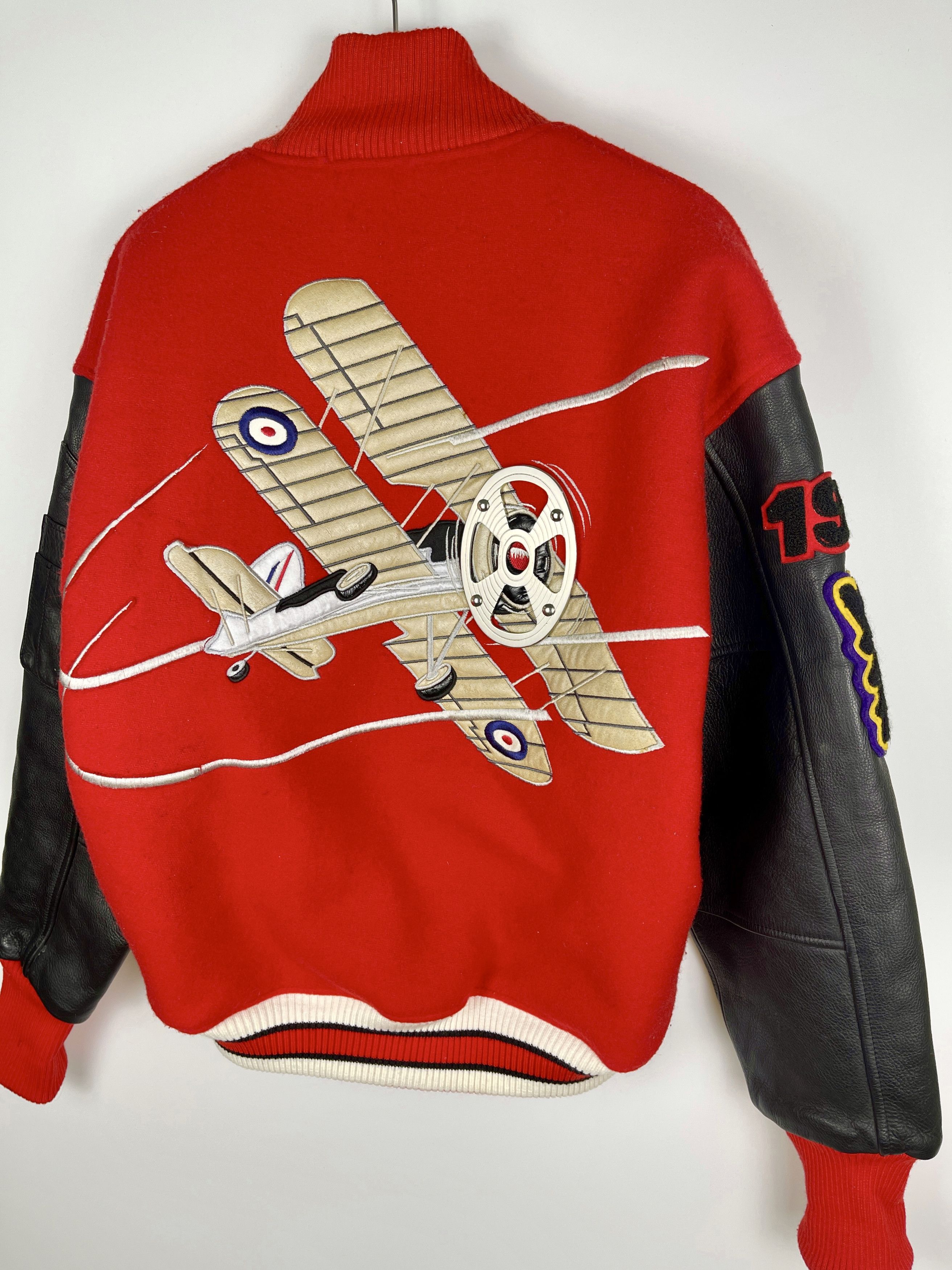 Kansai Yamamoto Kansai Yamamoto 1990's Kamikaze Varsity Jacket Size US L / EU 52-54 / 3 - 7 Thumbnail