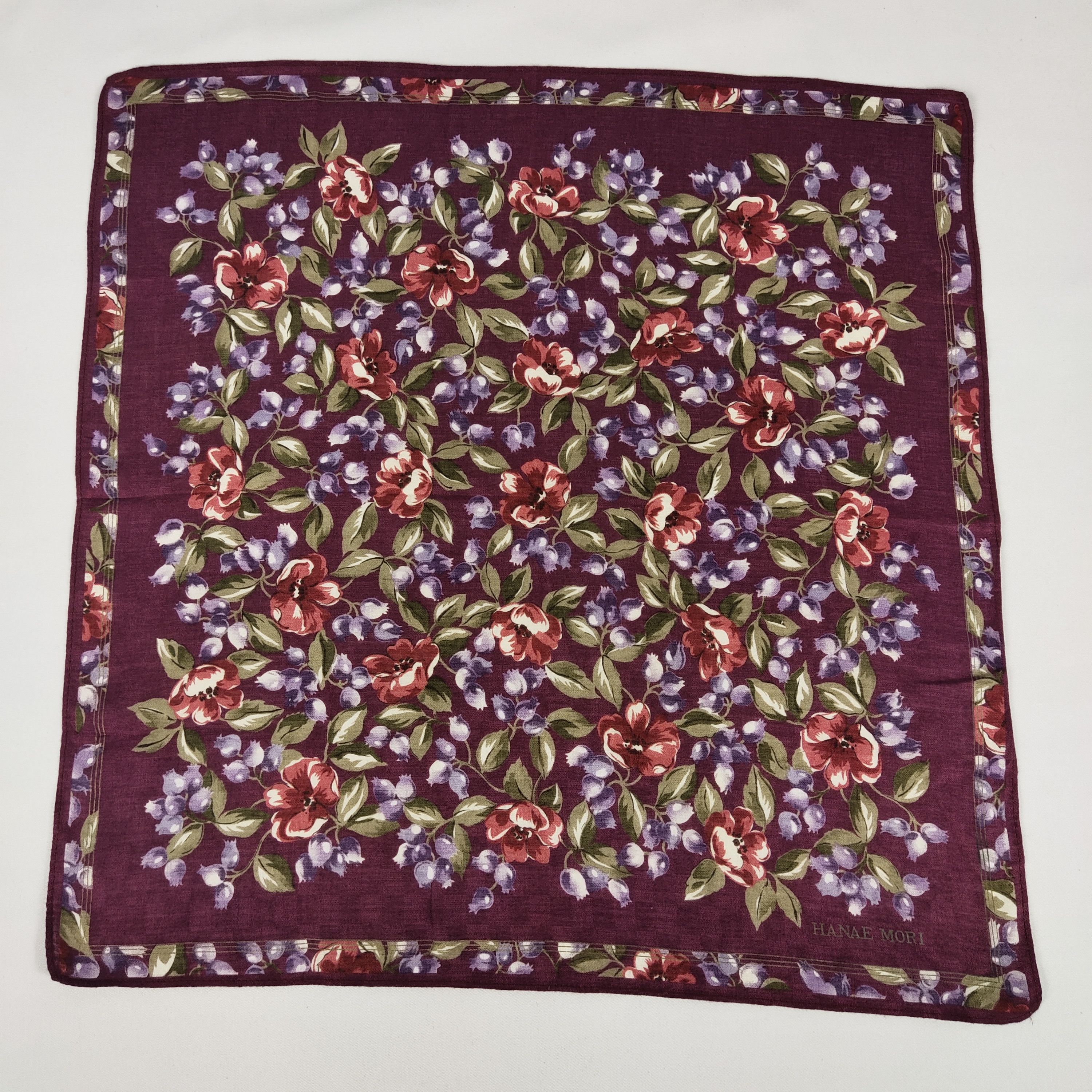 Hanae Mori Hanae Mori Handkerchief / Neckerchief / Bandana FZ710 Size ONE SIZE - 3 Thumbnail