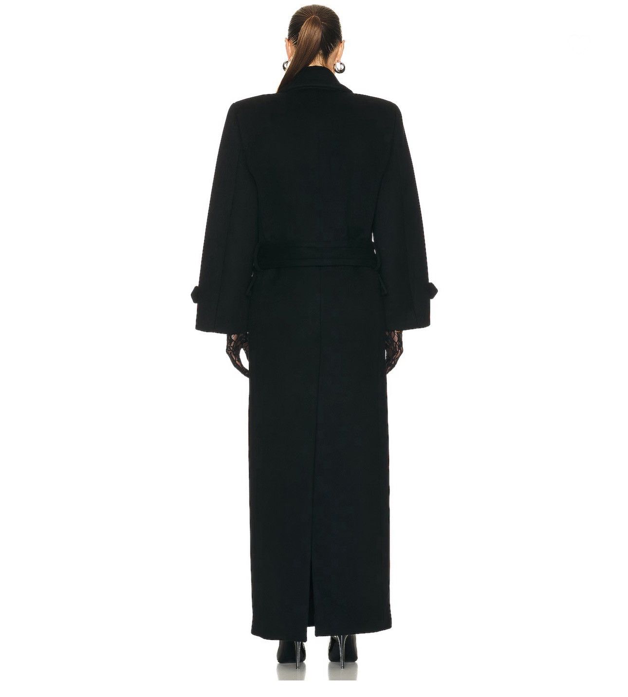 Saint Laurent Paris Saint Laurent Oversized Belted Double-Breasted Wool Coat Size M / US 6-8 / IT 42-44 - 3 Thumbnail