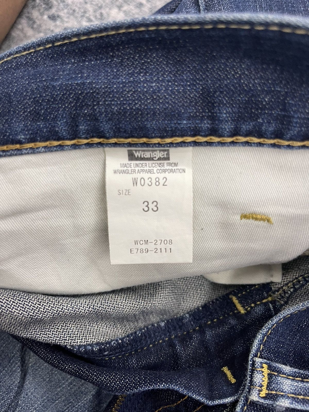 Wrangler Wrangler Authentic Western Jeans Leather Patch Size US 33 - 7 Thumbnail