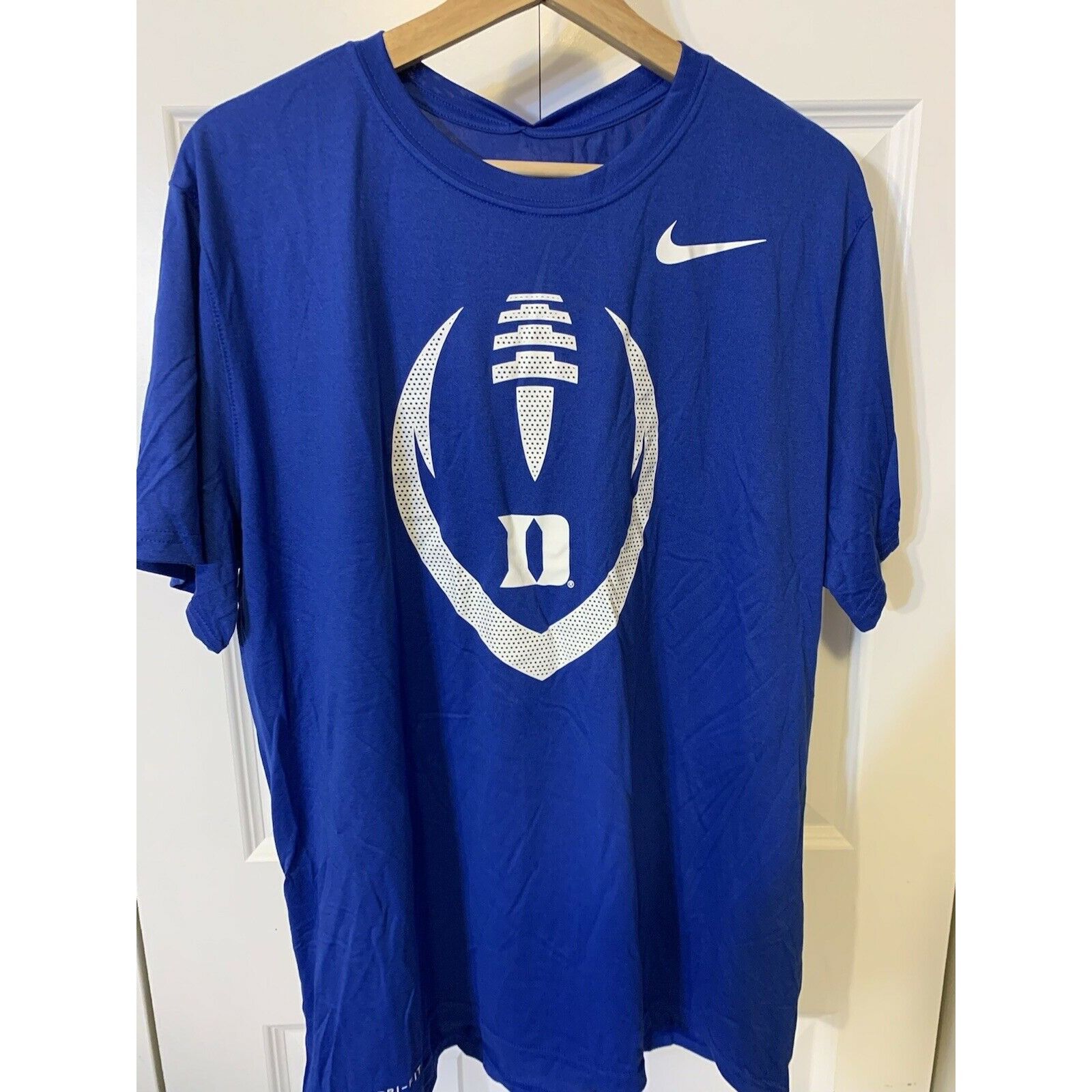 Nike New Nike Dri Fit Football D T-Shirt Men’s Sz XL Blue NWT Size US XL / EU 56 / 4 - 1 Thumbnail
