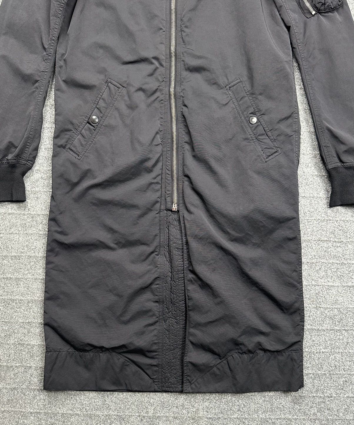 Rick Owens Drkshdw Rick Owens DRKSHDW - S/S16 Flight Trench MA-1 Bomber Jacket Size US XS / EU 42 / 0 - 3 Thumbnail