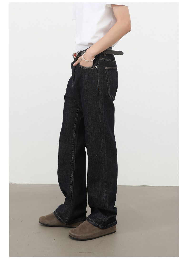 Jean Men's retro loose flared denim trousers Size US 32 / EU 48 - 5 Thumbnail