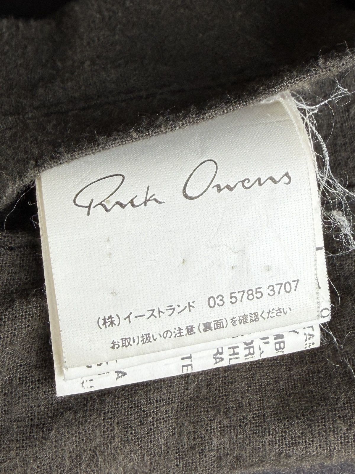 Rick Owens FW05 Rick Owens Moog Melton Wool Pointed Collar Jacket Olmar Size US XS / EU 42 / 0 - 8 Thumbnail