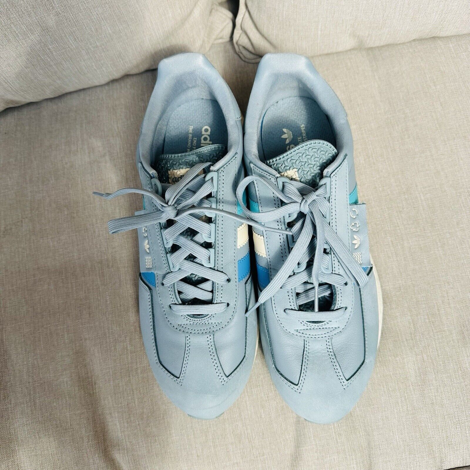 Adidas Size 11 - adidas Retropy E5 Gray - GZ4624, Grey Blue Size US 11 / EU 44 - 4 Thumbnail