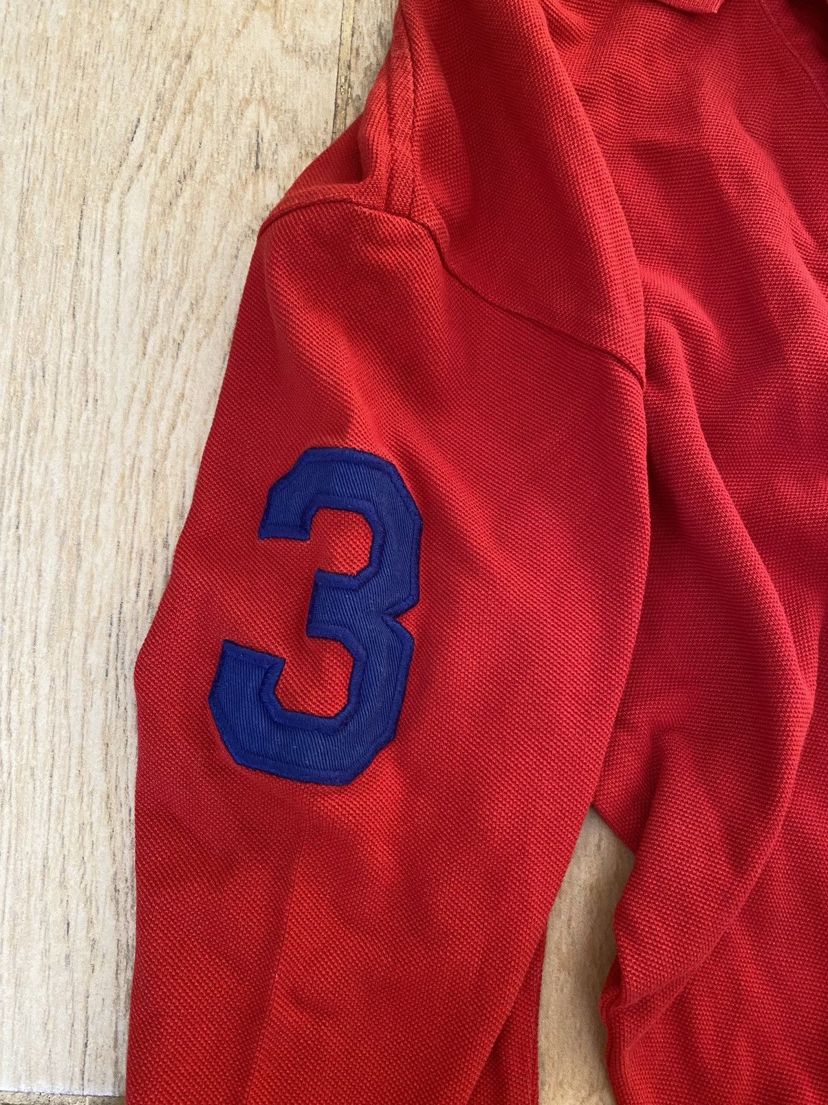 Polo Ralph Lauren × Vintage Polo Ralph Lauren distressed rugby sweatshirt Size US S / EU 44-46 / 1 - 7 Thumbnail