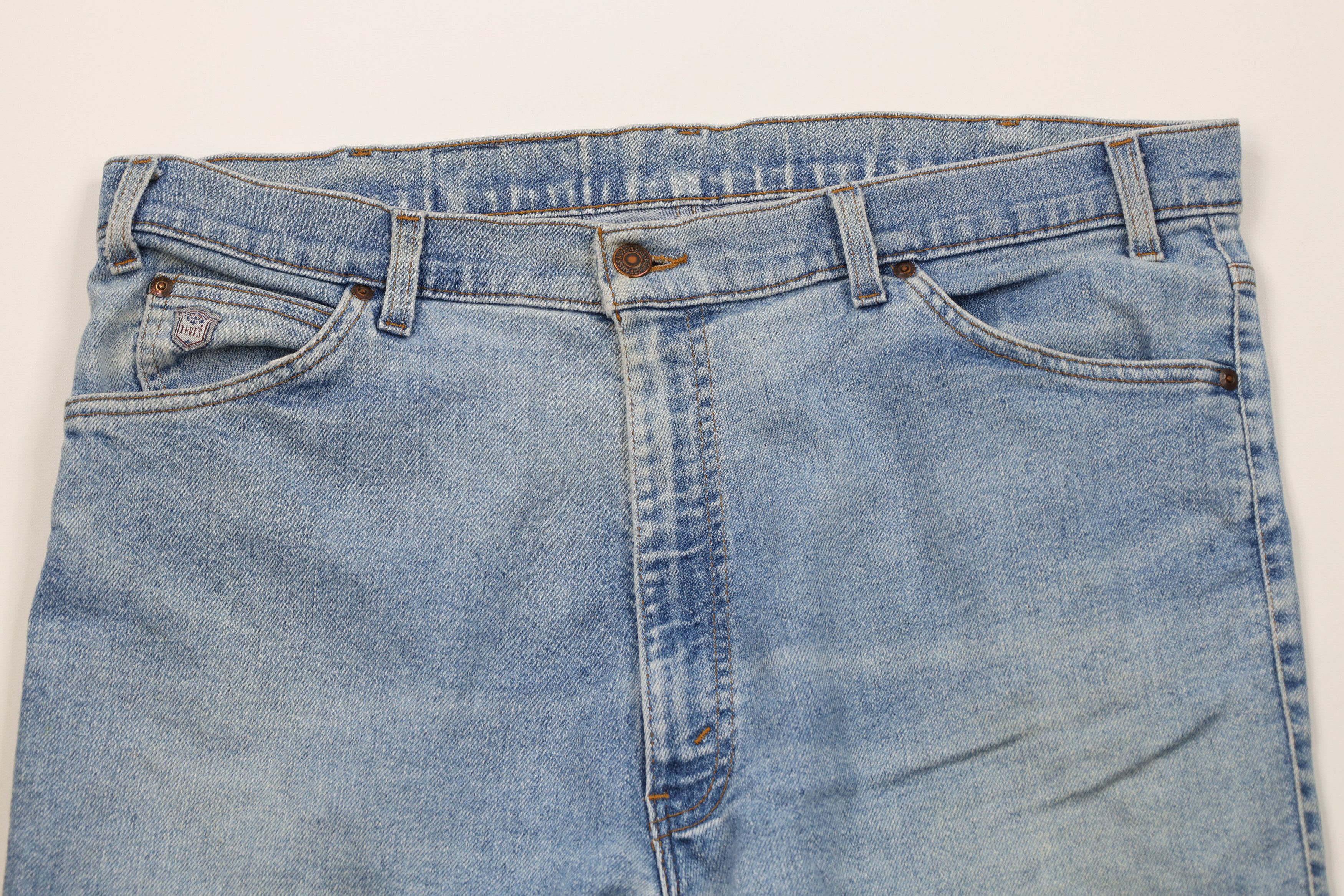 Levi's Vintage 80s 90s Levis Wide Leg Denim Jeans Blue USA Size US 40 / EU 56 - 2 Thumbnail