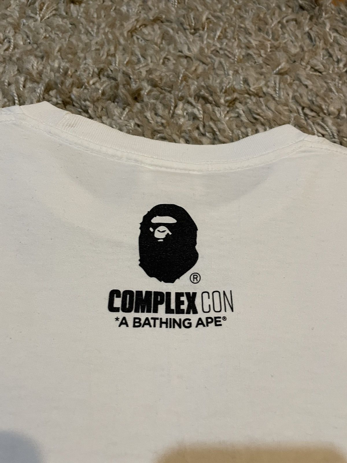 Bape Travis Scott x Bape White Complexcon Exclusive Tee Size US M / EU 48-50 / 2 - 4 Thumbnail