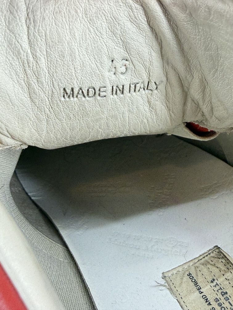 Maison Margiela GAT Low Red Size US 12 / EU 45 - 7 Thumbnail