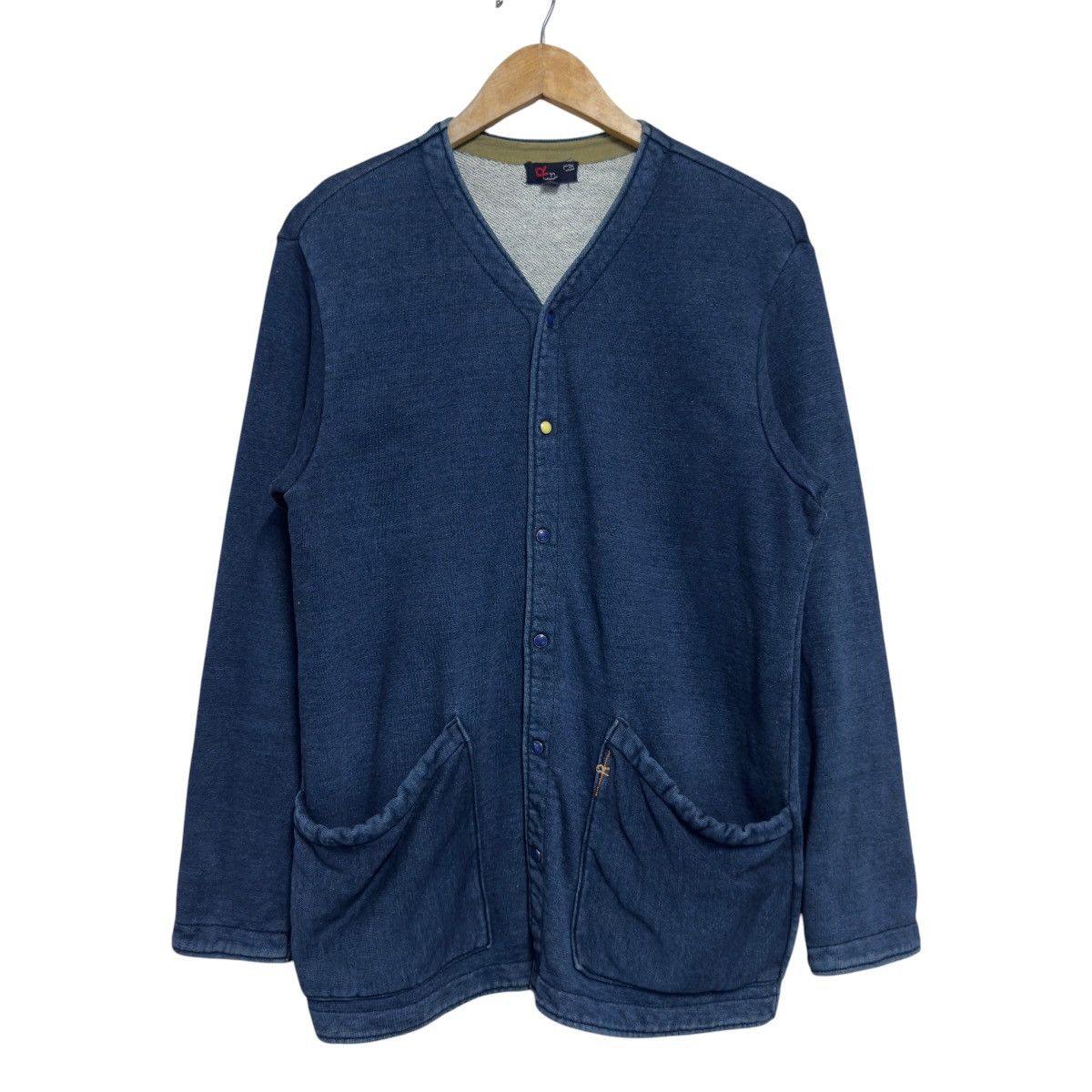 45rpm 45rpm Indigo Dyed Sweat Cardigan Size US M / EU 48-50 / 2 - 1 Thumbnail