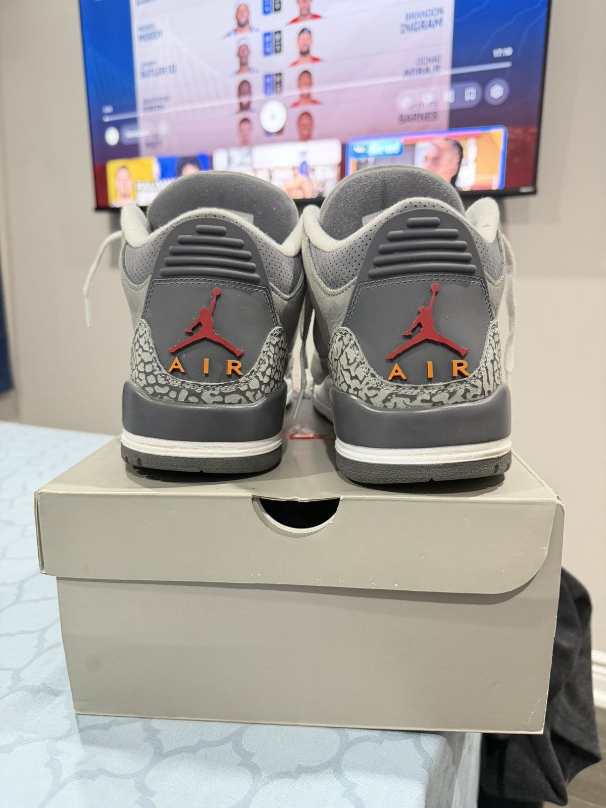 Jordan Brand Air Jordan 3 Retro “Cool Grey” 2021 Size US 10 / EU 43 - 3 Thumbnail