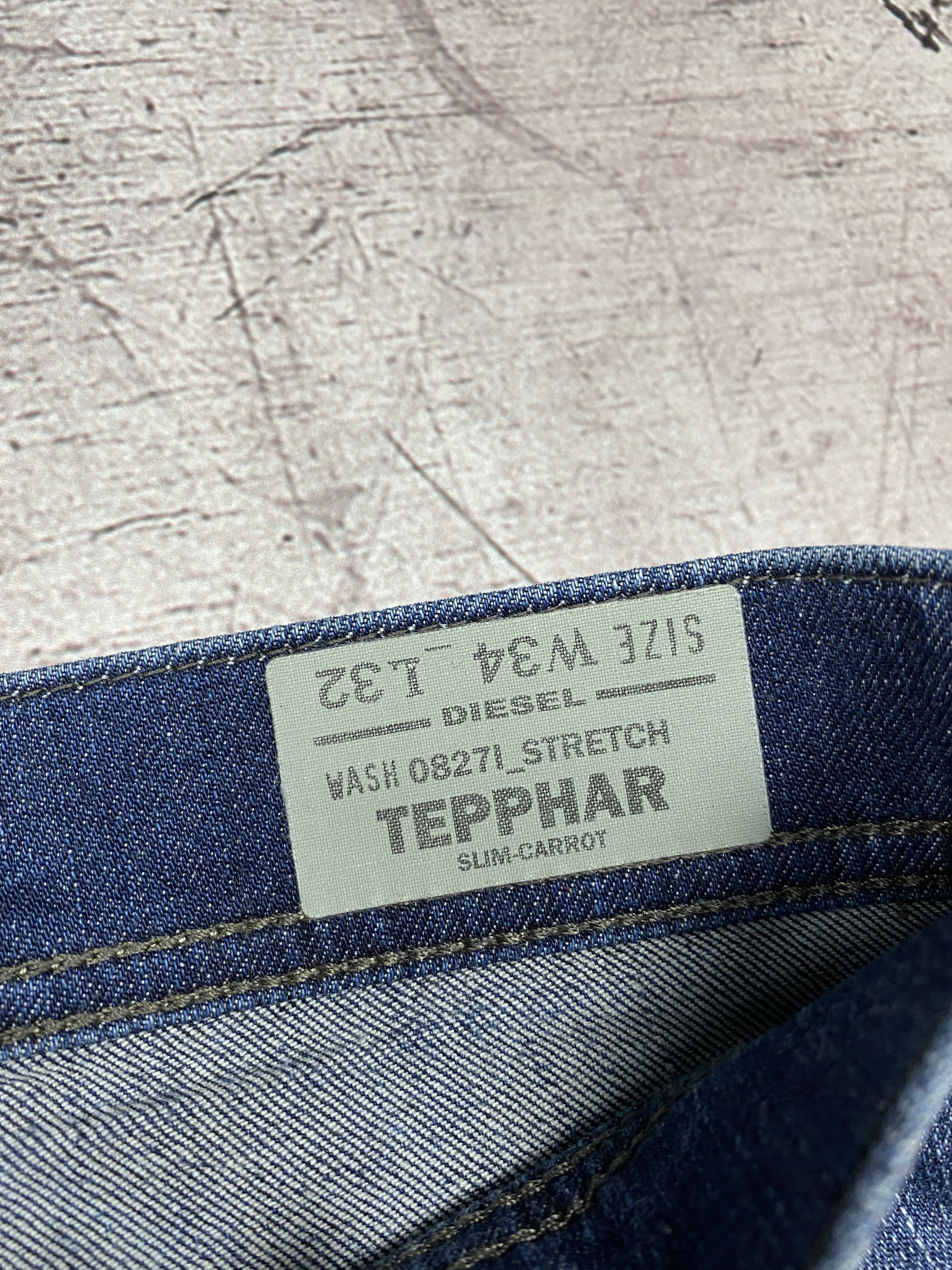 Diesel × Vintage Diesel Tepphar Mens Denim Pants Jeans Size US 34 / EU 50 - 5 Thumbnail
