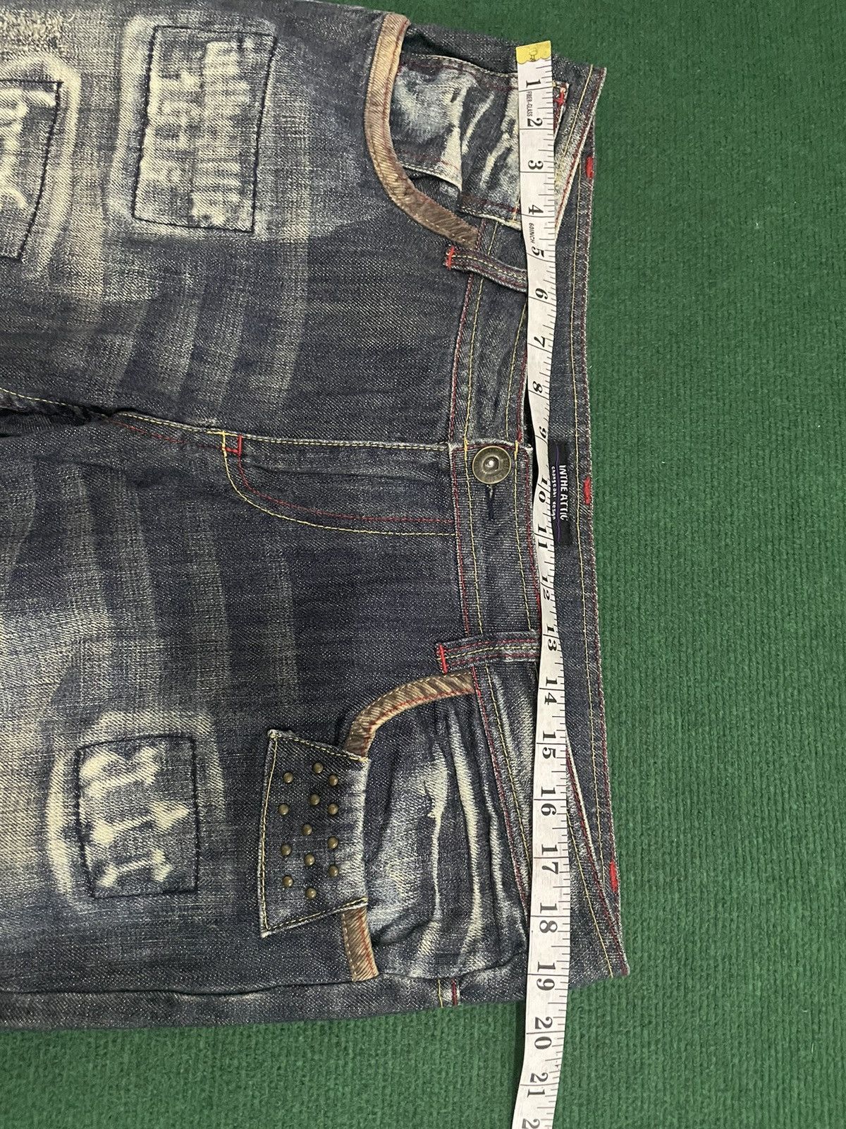 In The Attic Distressed In The Attic Flair Cut Jeans Size US 38 / EU 54 - 14 Thumbnail