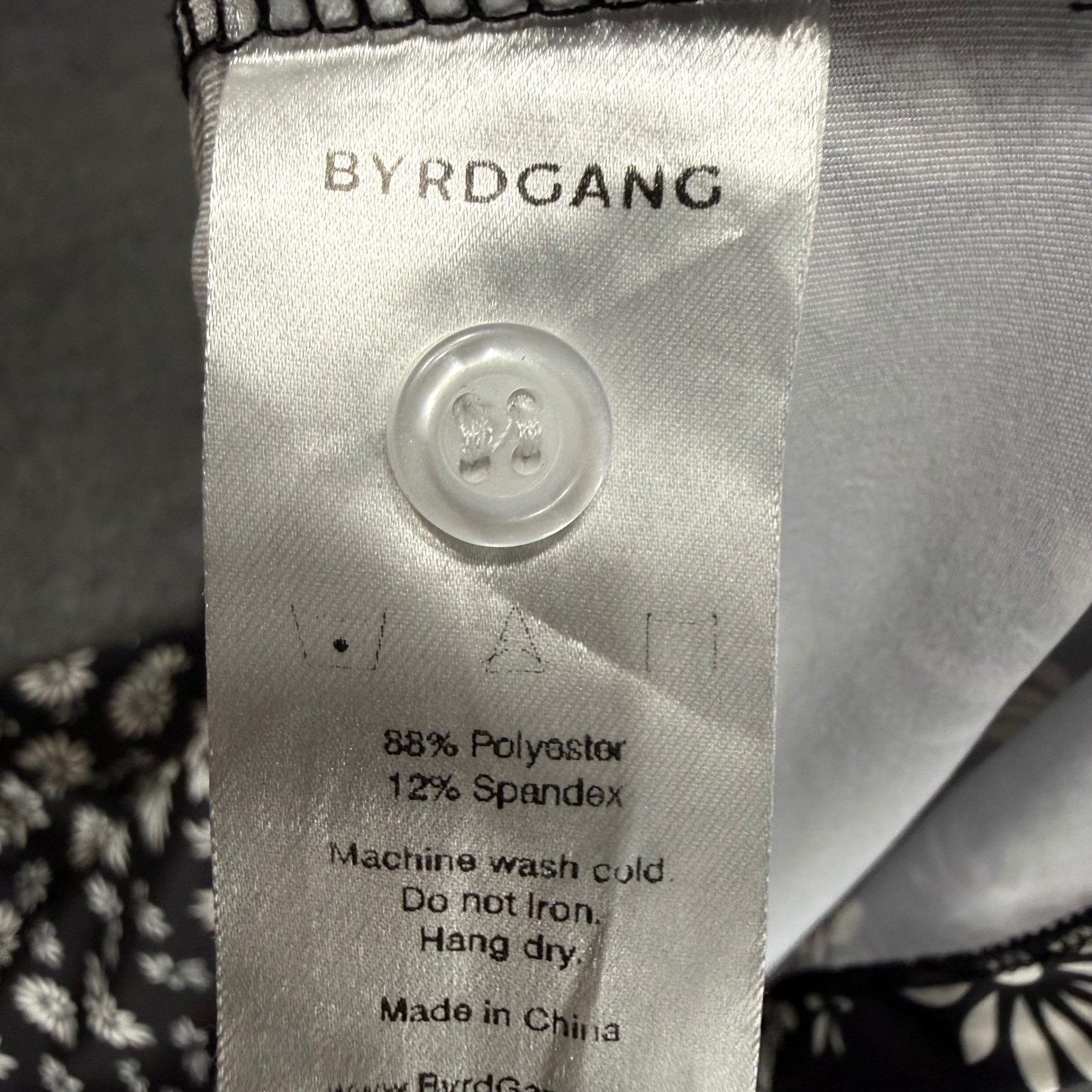 Other Byrdgang Mens Floral Daisy Polo Shirt 2XL Black Short Sleeve Size US XXL / EU 58 / 5 - 3 Thumbnail