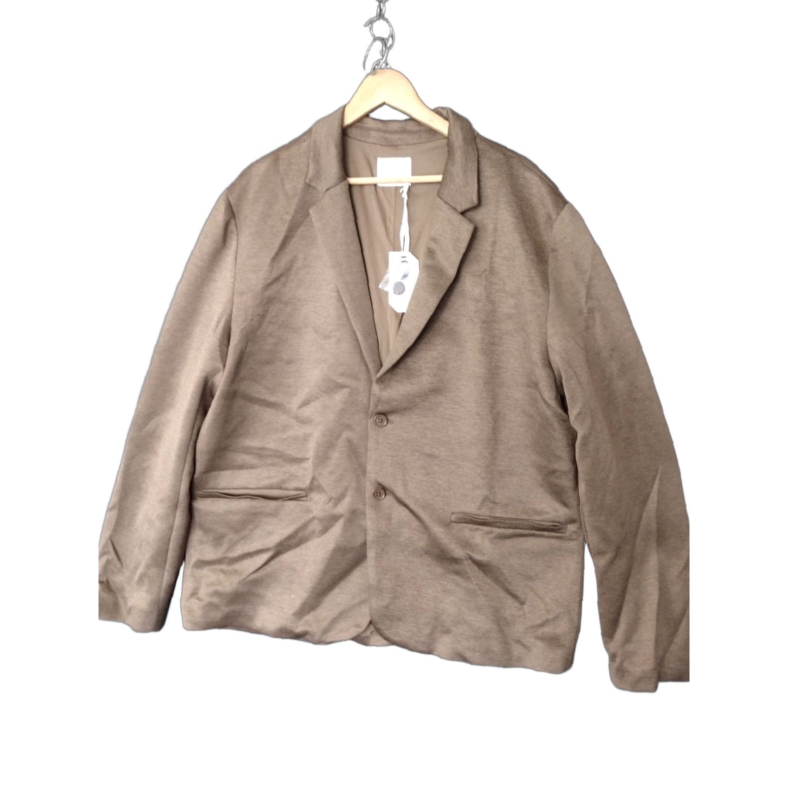 Vintage Stylus X Ladarius Campbell Blazer Men XL Heather Warm Sand Two-Button Mens Size 46R - 1 Thumbnail