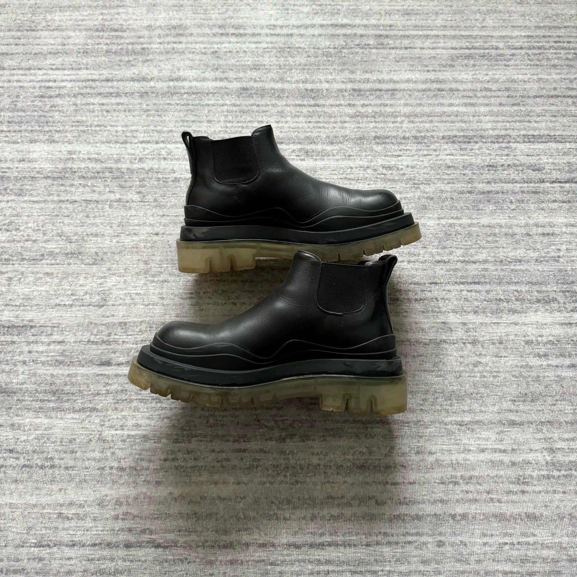Bottega Veneta BV Tire Clear Sole Short Martin Boot 36 women's Size US 5.5 / IT 35.5 - 3 Thumbnail
