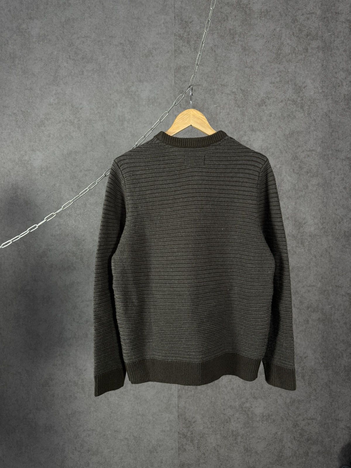 Folk designer wool sweater