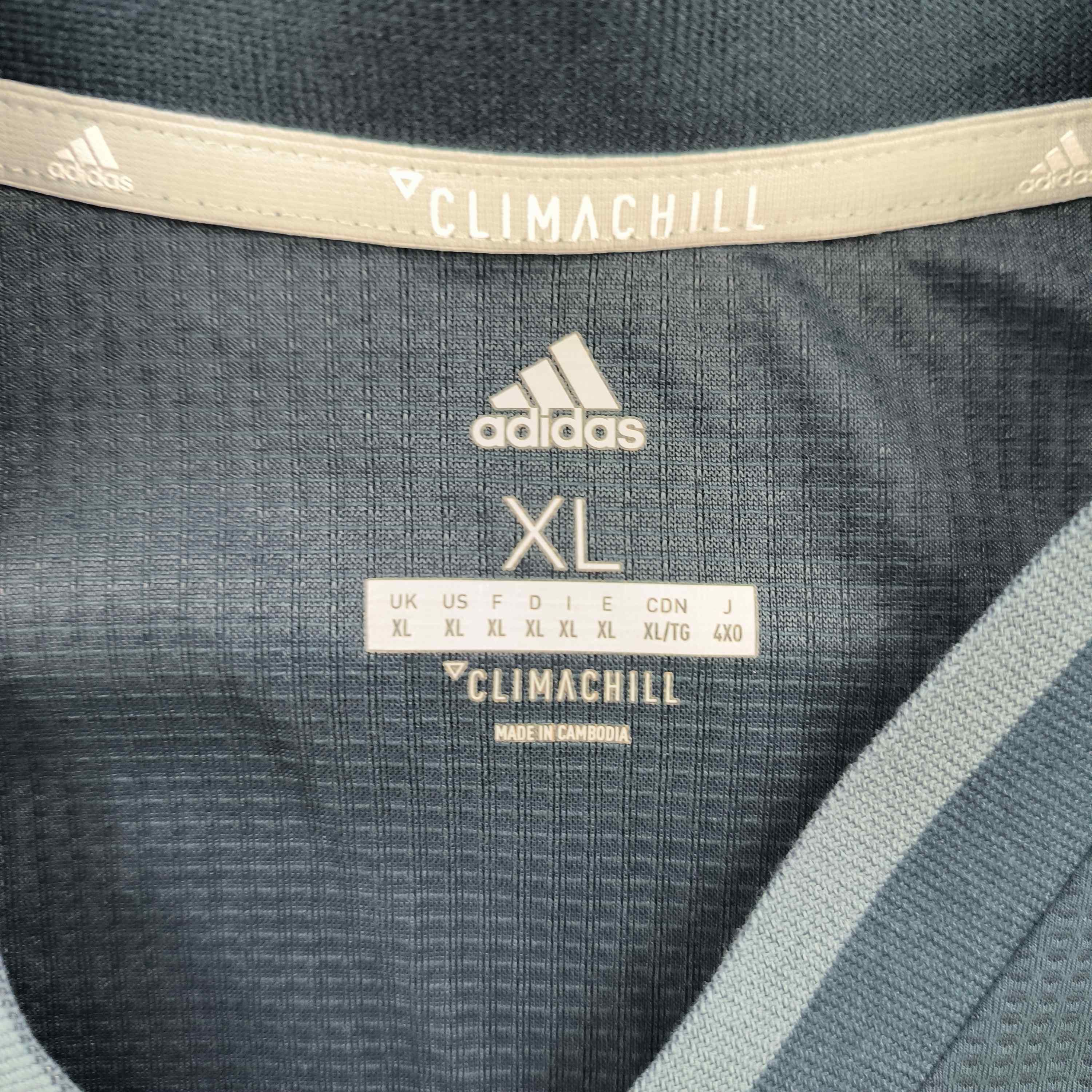 Adidas Real Madrid 2018-19 away Player Issue football jersey sz XL Size US XL / EU 56 / 4 - 5 Thumbnail