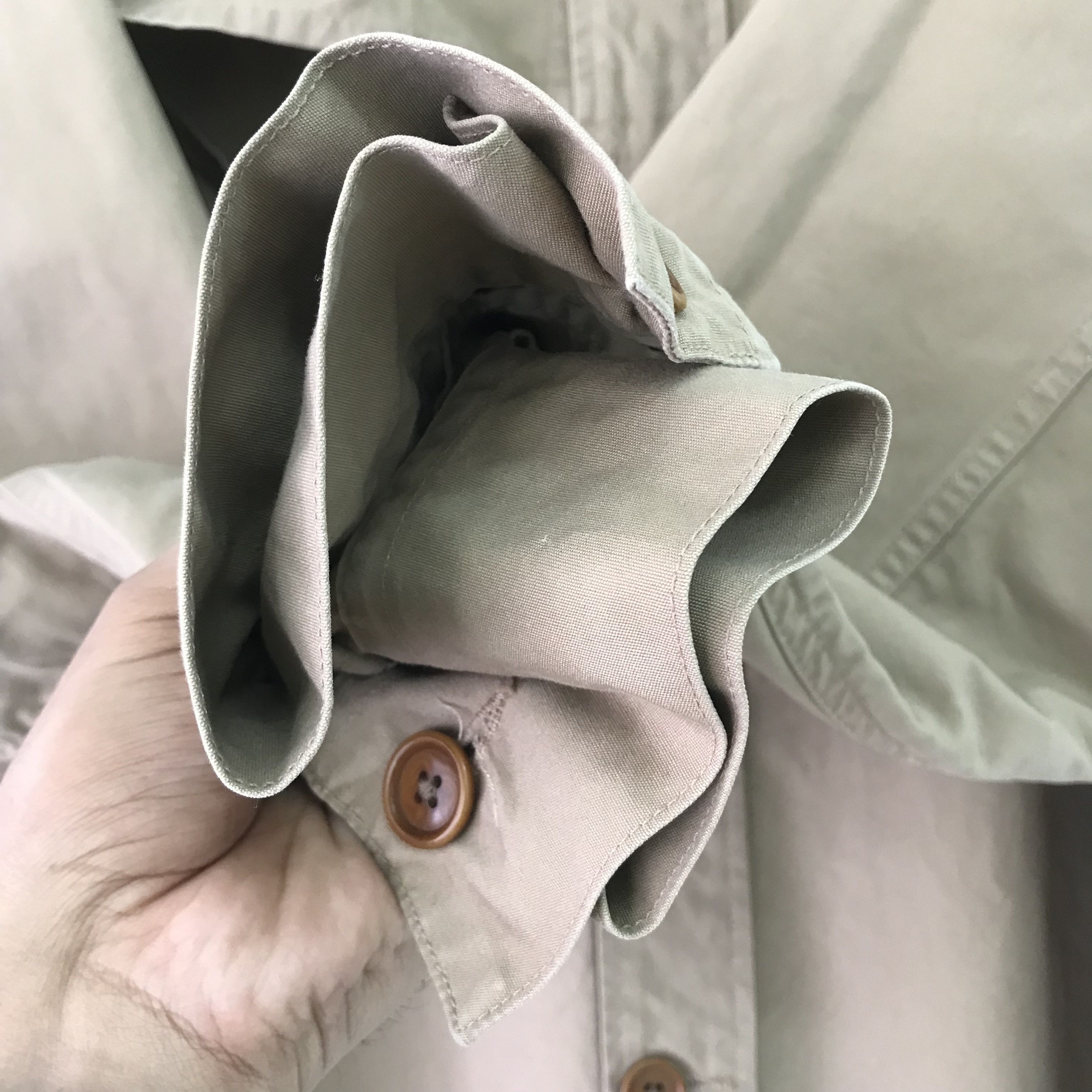 Polo Ralph Lauren × Vintage Vintage 90s Polo Ralph Lauren Beige Work Jacket Button Coat Size US L / EU 52-54 / 3 - 7 Thumbnail