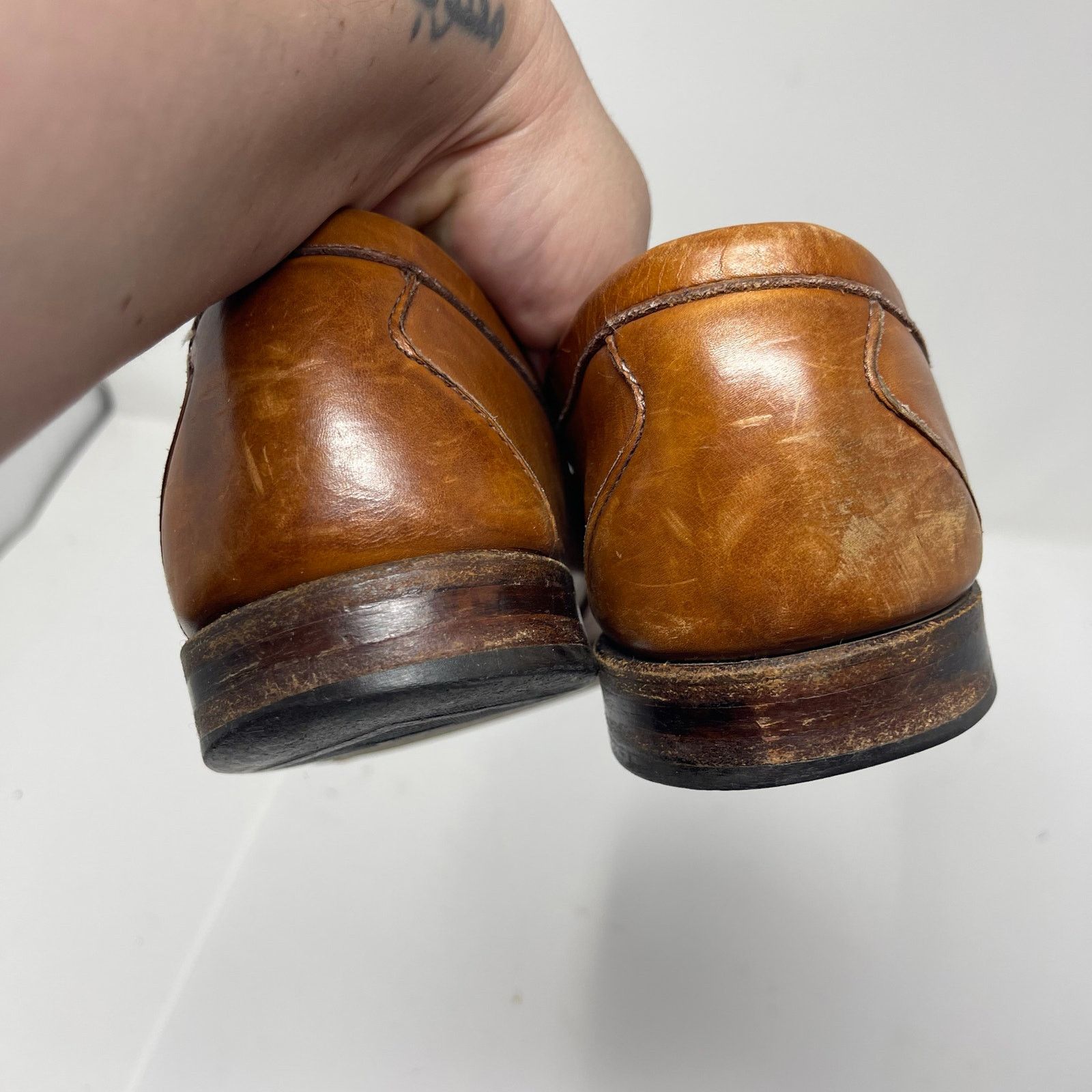 Allen Edmonds Allen Edmonds Waterville Mens Brown Tassel Loafers Shoe 10.5 Size US 10.5 / EU 43-44 - 9 Thumbnail