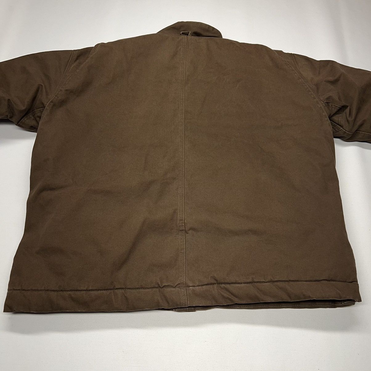Other Berne Jacket Brown Heartland Washed Chore Coat Lined Canvas Size US XXL / EU 58 / 5 - 15 Thumbnail