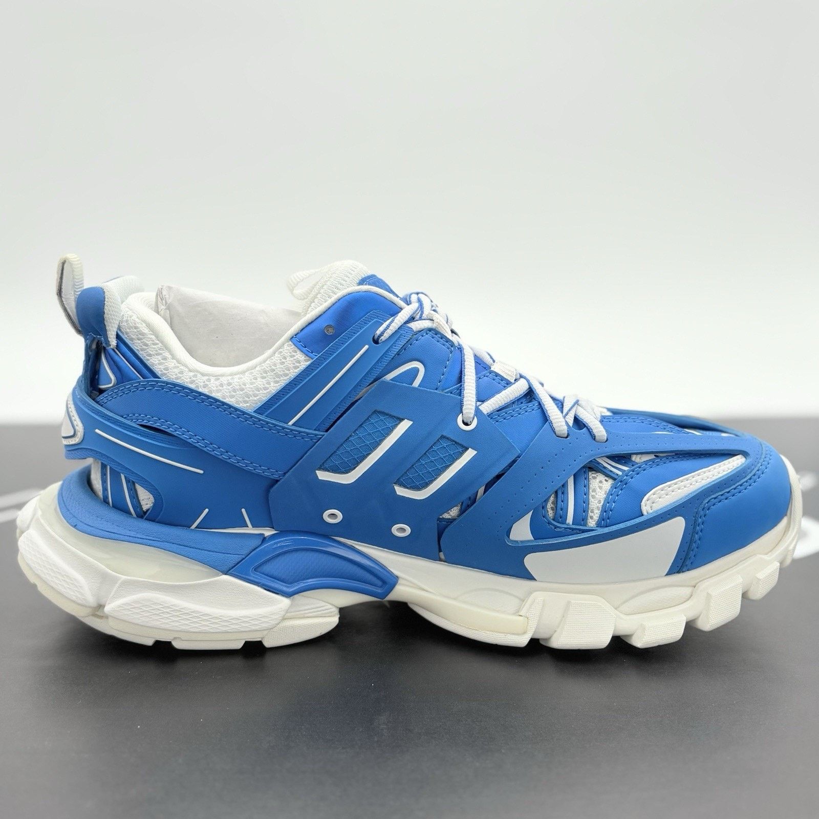 Balenciaga Balenciaga Track LED Sneaker ' White Blue ' | BRAND NEW Size US 6 / EU 39 - 10 Thumbnail
