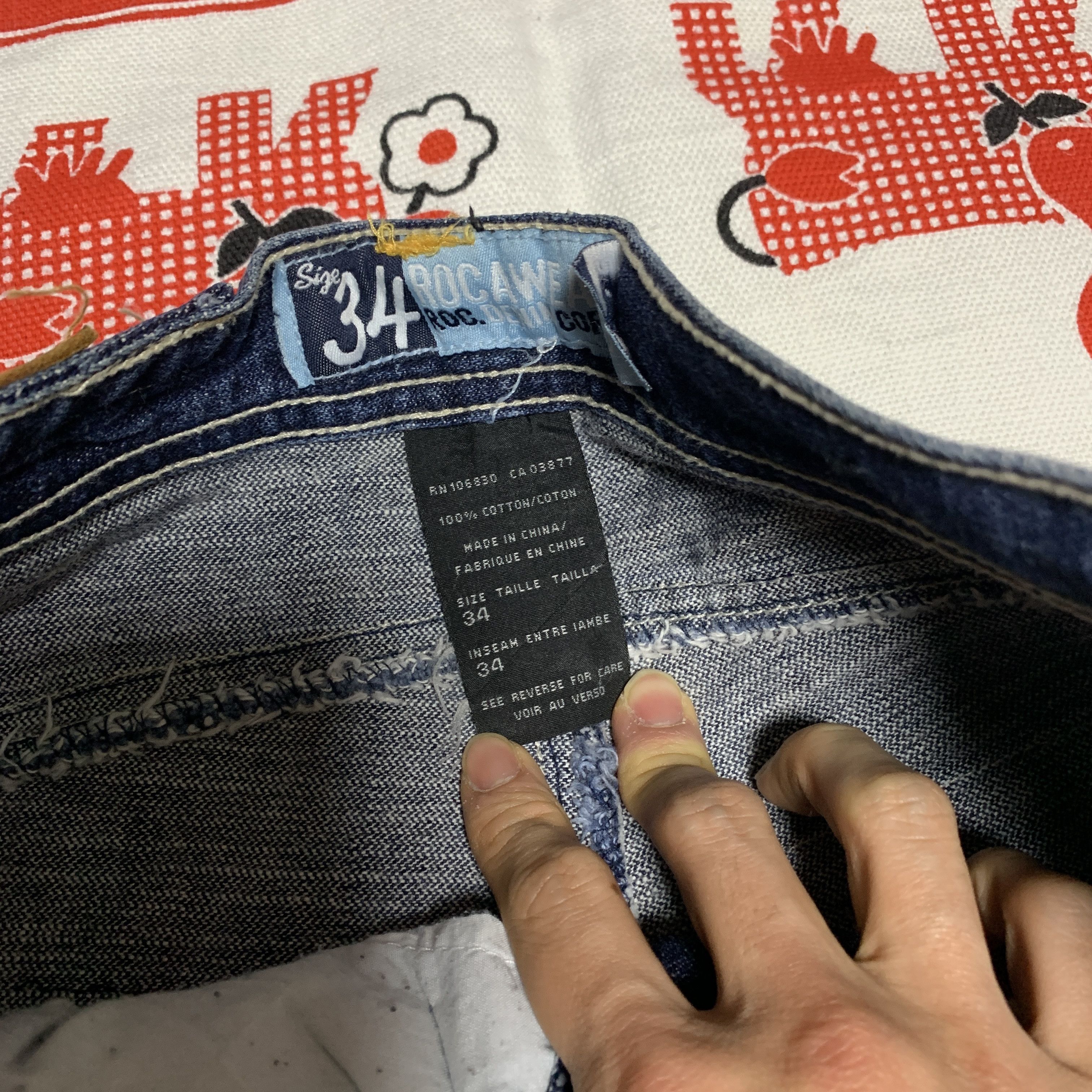 Rocawear × Vintage Vintage Y2K Rocawear double knee Jeans Size US 34 / EU 50 - 3 Thumbnail