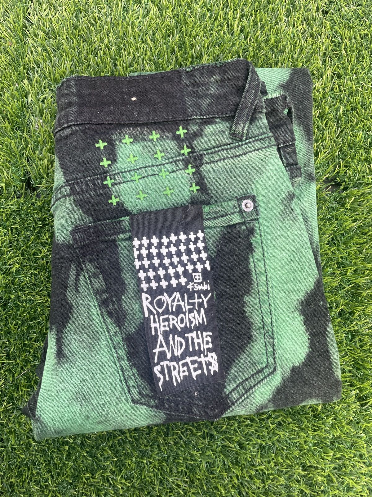 Ksubi Ksubi Brand Jeans (Green/Black) Size US 30 / EU 46 - 1 Thumbnail