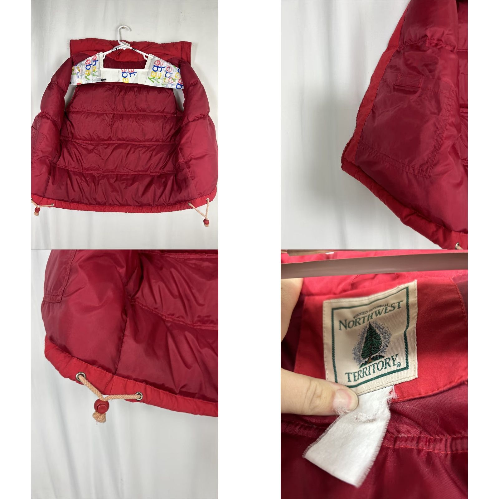 Vintage VINTAGE Northwest Territory Vest Mens L Red Down Insulated Pockets 90s Parka Full Zip Hooded Lightweight Wind-Resistant Rain-Resistant Casual Travel"} Size US L / EU 52-54 / 3 - 8 Thumbnail