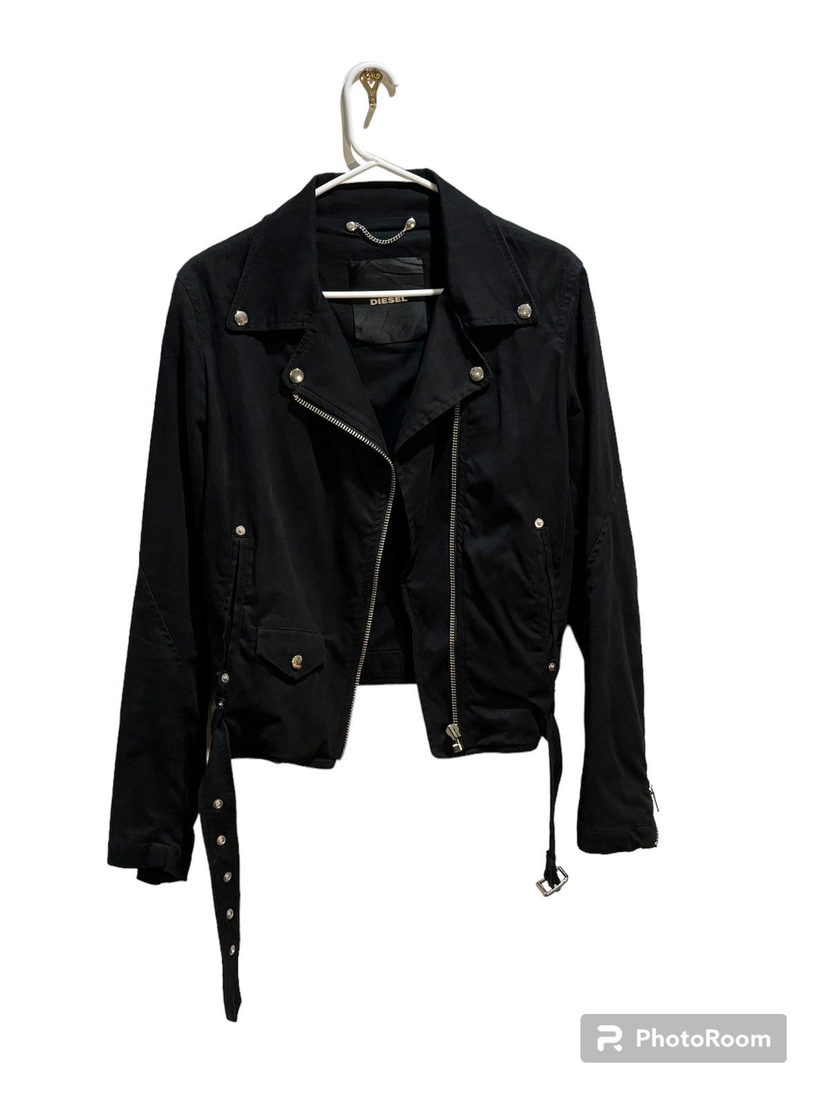 image of Diesel Rider Jacket in Black, Men's (Size Medium)