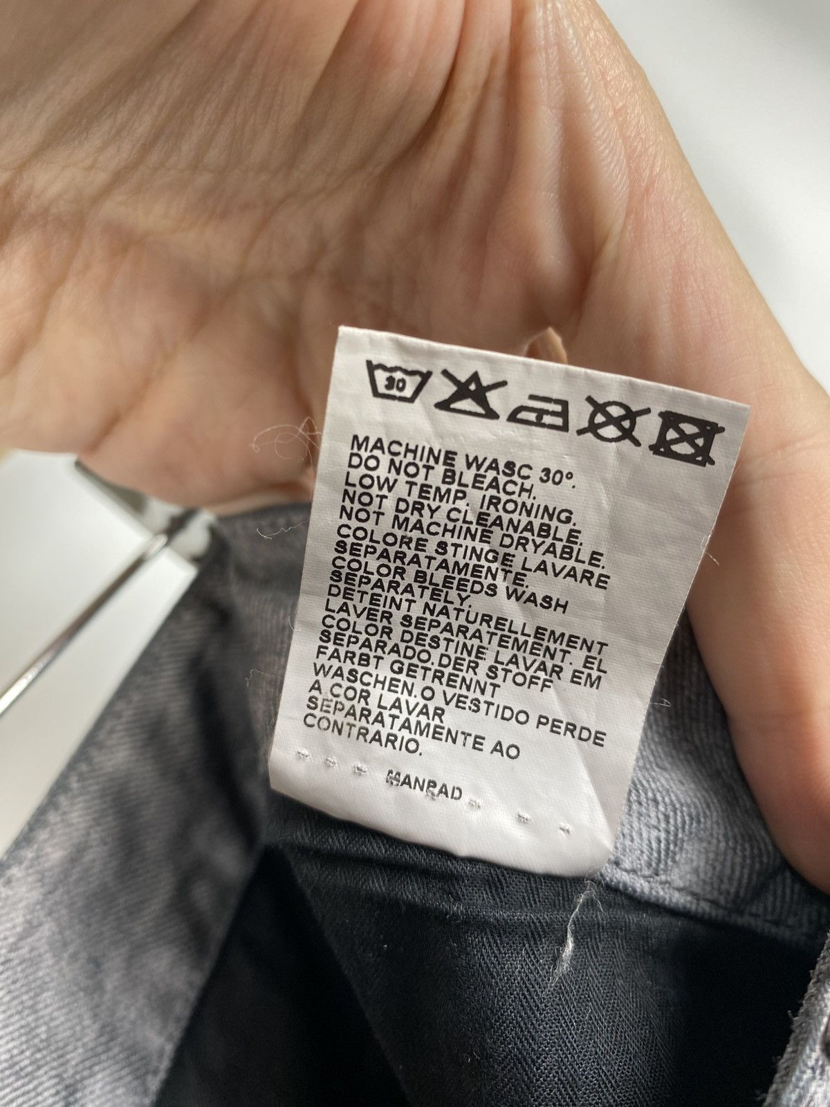 Jean Paul Gaultier Jean’s Paul Gaultier Frozen Dye Waxed Denim Jean Men size 29 Size US 29 - 14 Thumbnail