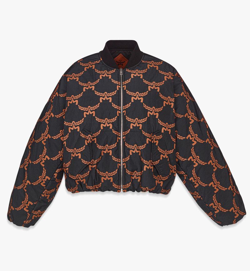 MCM o1mt1gz0126 Bomber Jacket in Black/Orange Size M / US 6-8 / IT 42-44 - 1 Thumbnail