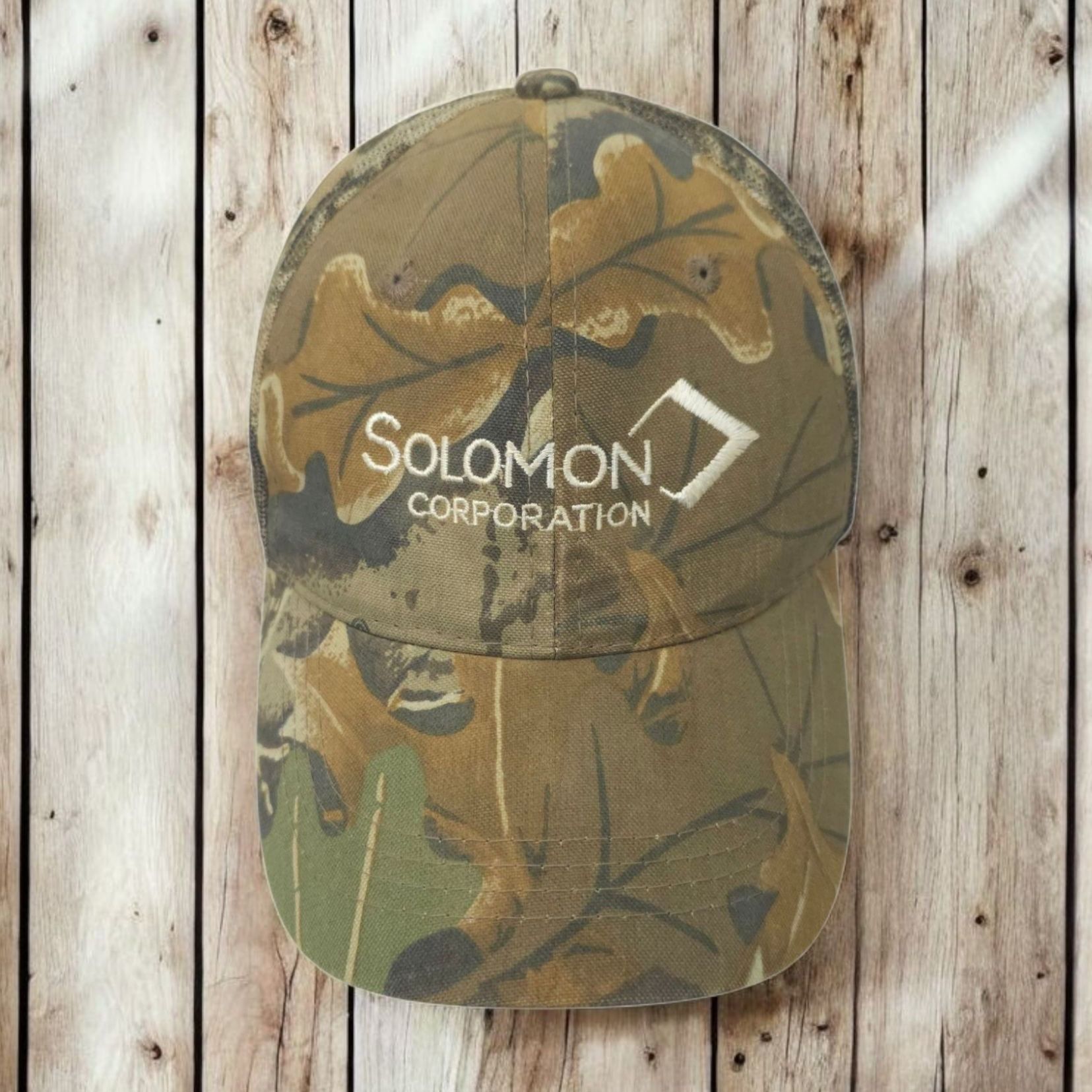 Other Solomon Corporation Mesh Camo Strapback Cap Hat Trucker Hunt Size ONE SIZE - 1 Thumbnail