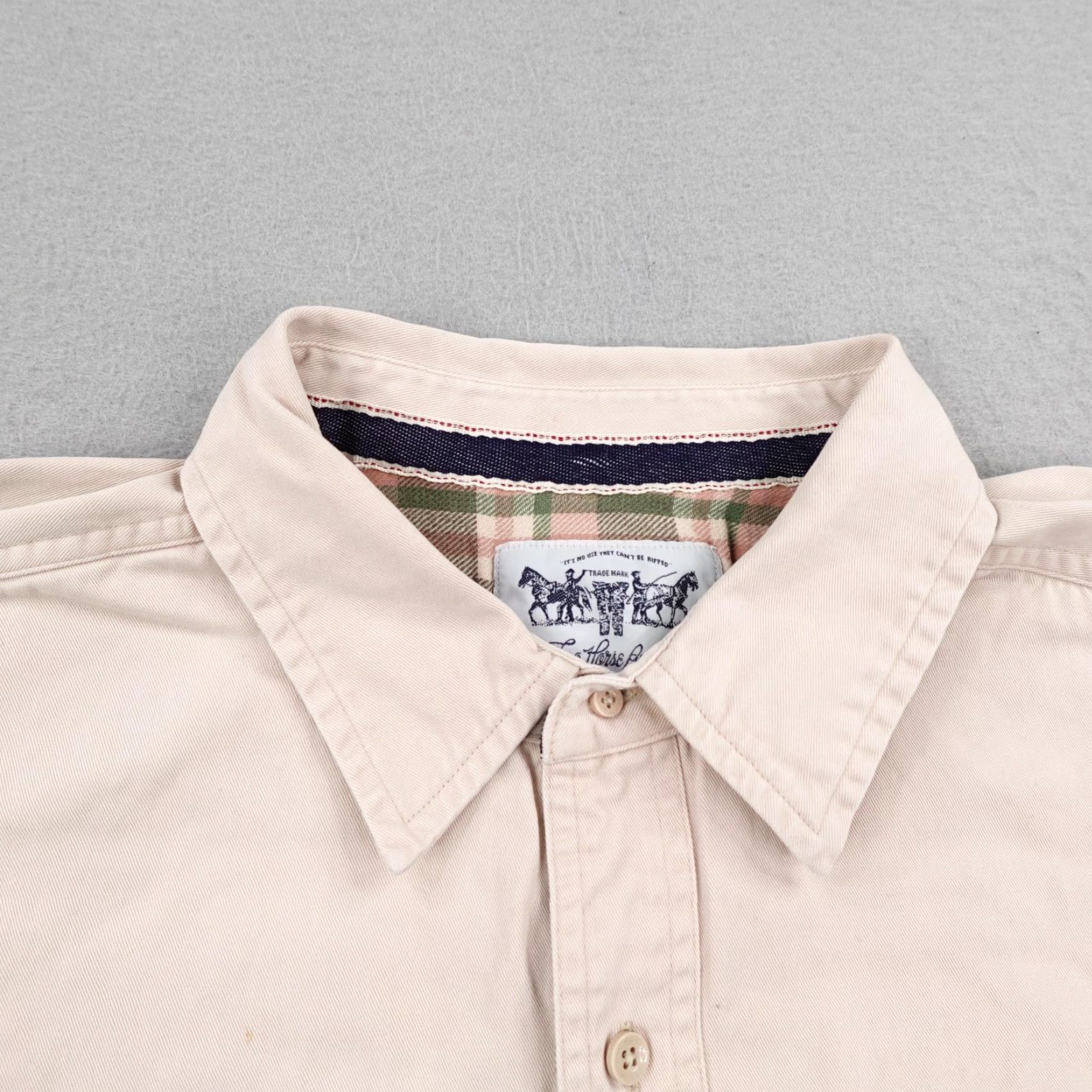 Levi's Levis Shirt Mens Large Beige Khaki Twill Flannel Lined Button Up Shacket Utility Size US L / EU 52-54 / 3 - 2 Thumbnail
