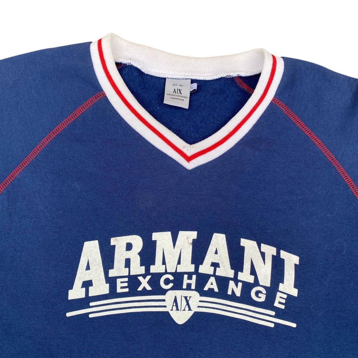 Armani Exchange × Vintage Vintage 90s Armani Exchange Sweatshirt. #F4 Size US L / EU 52-54 / 3 - 2 Thumbnail