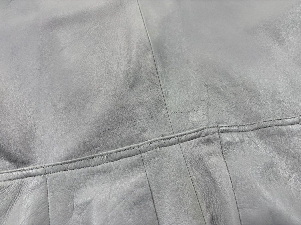 Mario Valentino × Vintage Womens leather vintage dress Mario Valentino Size L/XL Size L / US 10 / IT 46 - 9 Thumbnail