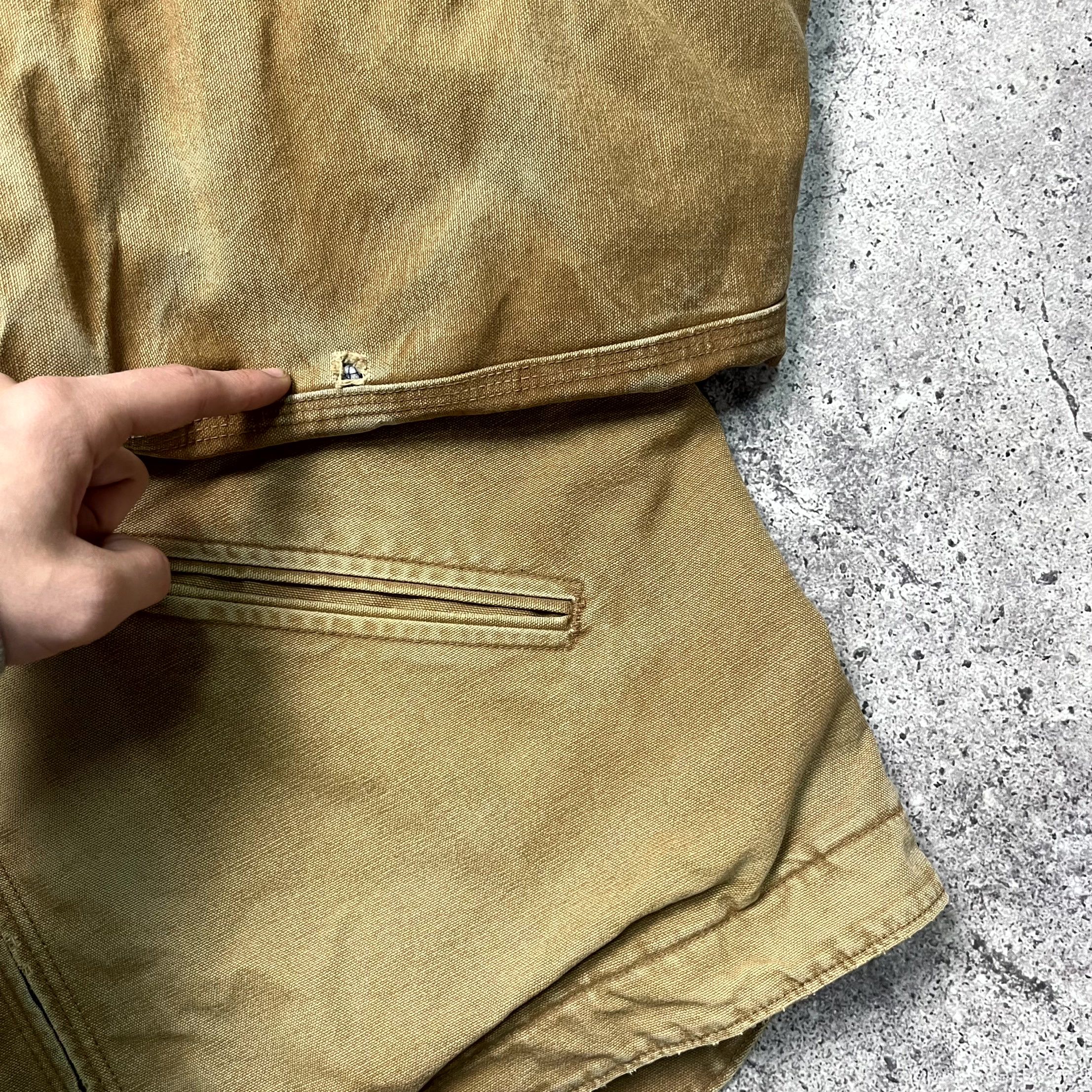 Vintage Carhartt Active Sandstone Sherpa Jacket Size XL
