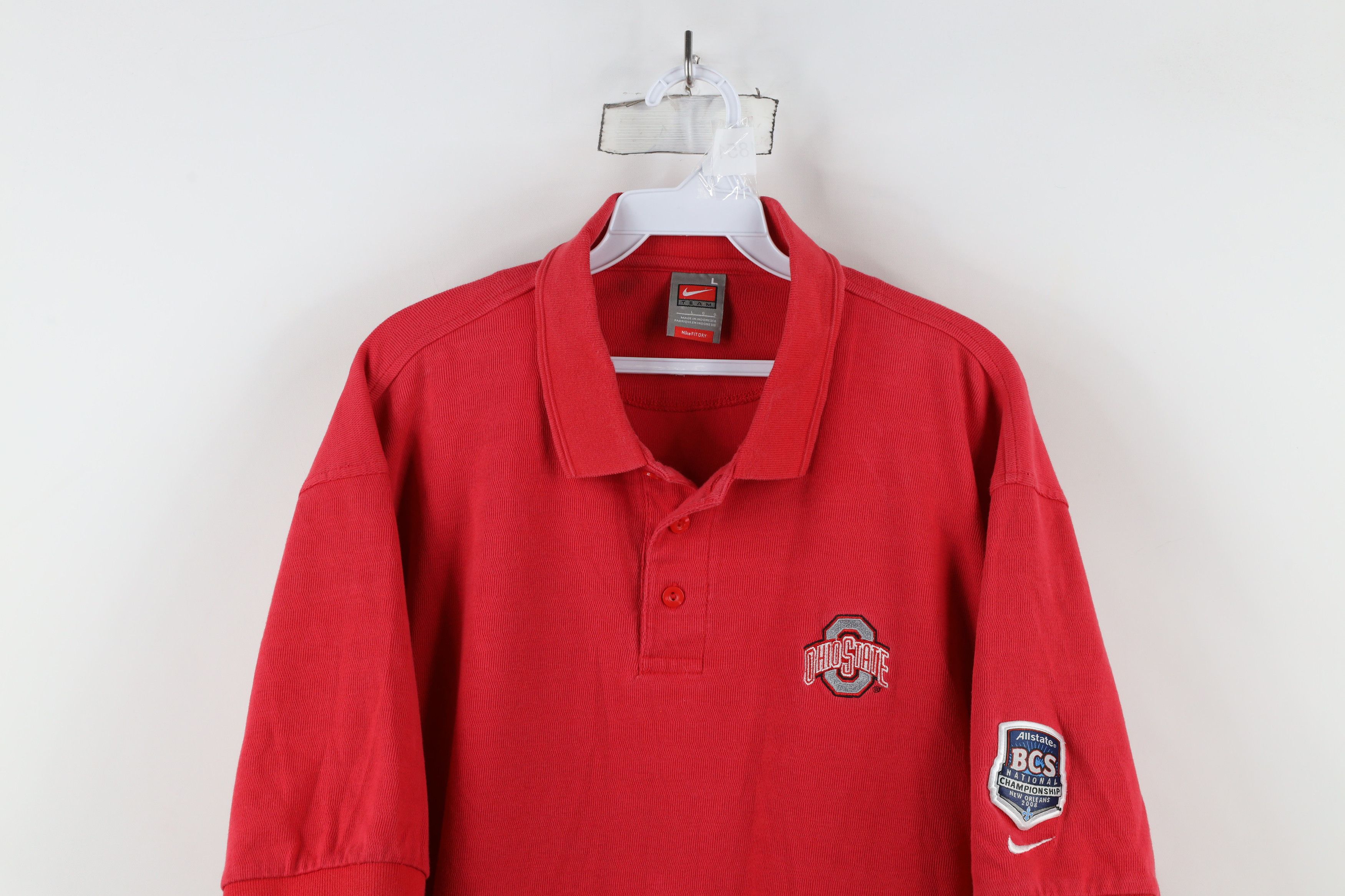 Nike × Vintage Vintage Nike Championship Ohio State University Polo Size US L / EU 52-54 / 3 - 2 Thumbnail