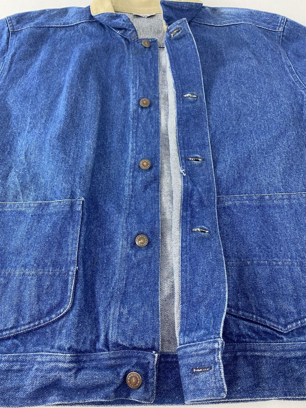 Other The Talbot Indigo Denim Chore Jeans Jacket Corduroy Collar Size US XL / EU 56 / 4 - 5 Thumbnail