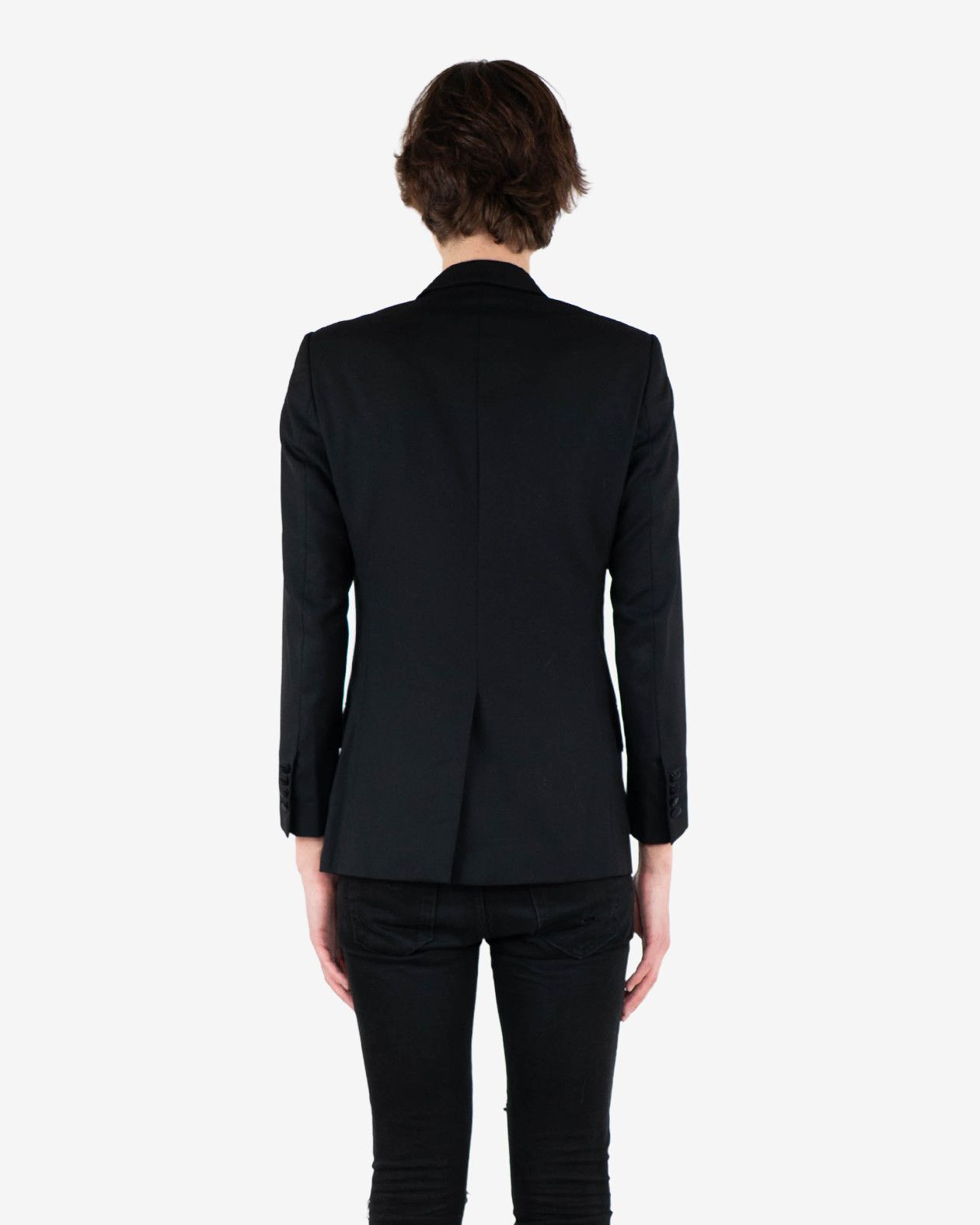 Dior Black Classic Smoking Blazer (SS02) Size US S / EU 44-46 / 1 - 7 Thumbnail