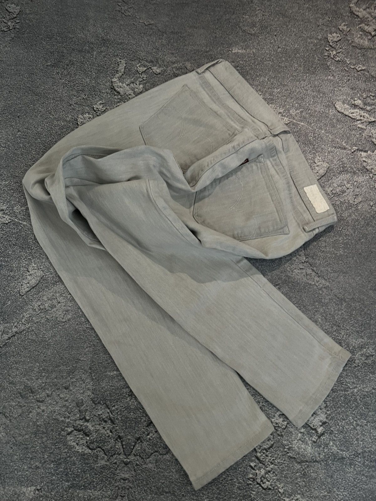 Vintage Vintage Slim Levis Jeans White - Retro Archive Style 28 Size US 28 / EU 44 - 3 Thumbnail