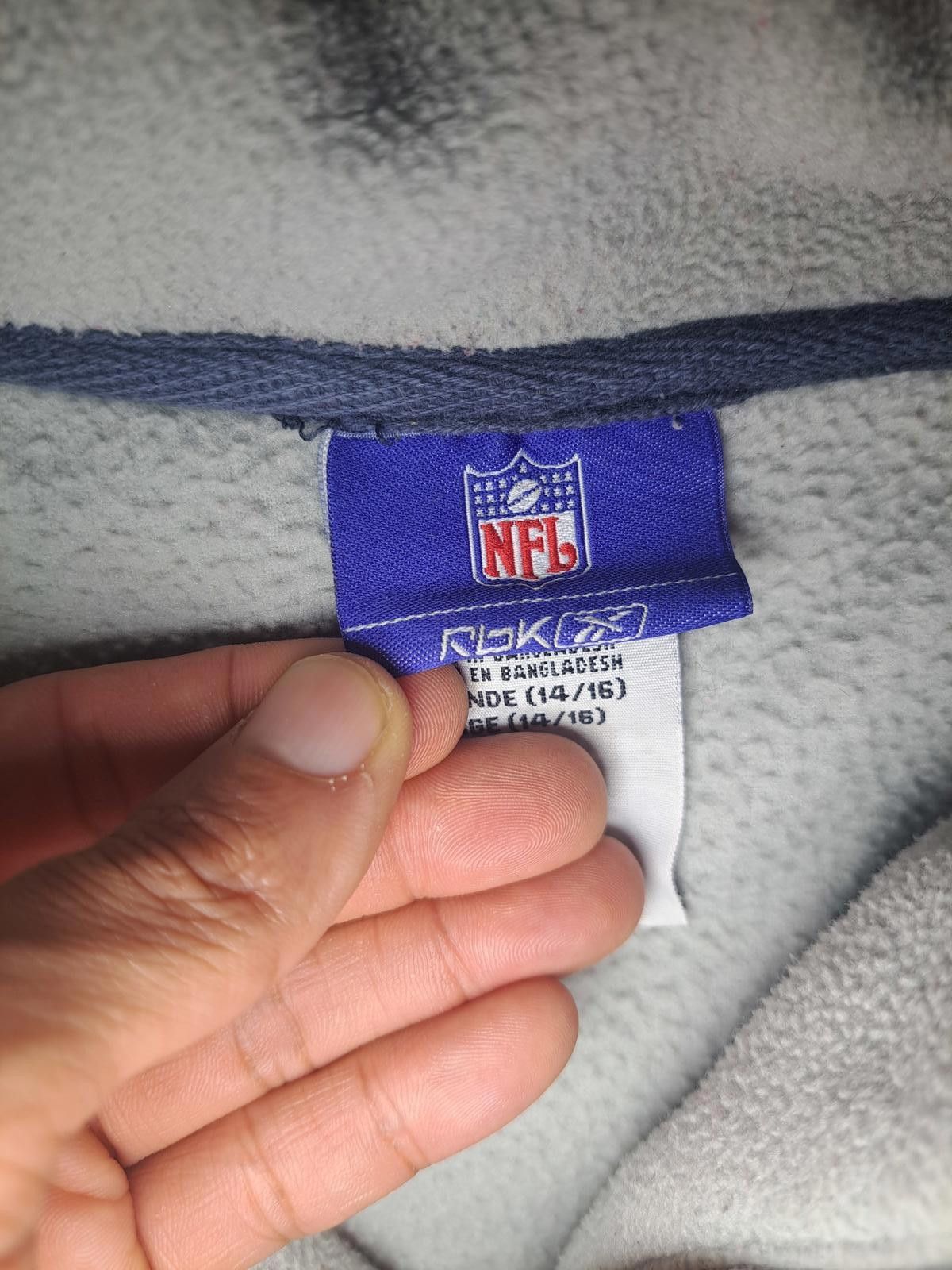 Reebok NFL Reebok Houston Texans Fleece Jacket Womens Large Gray Size L / US 10 / IT 46 - 3 Thumbnail
